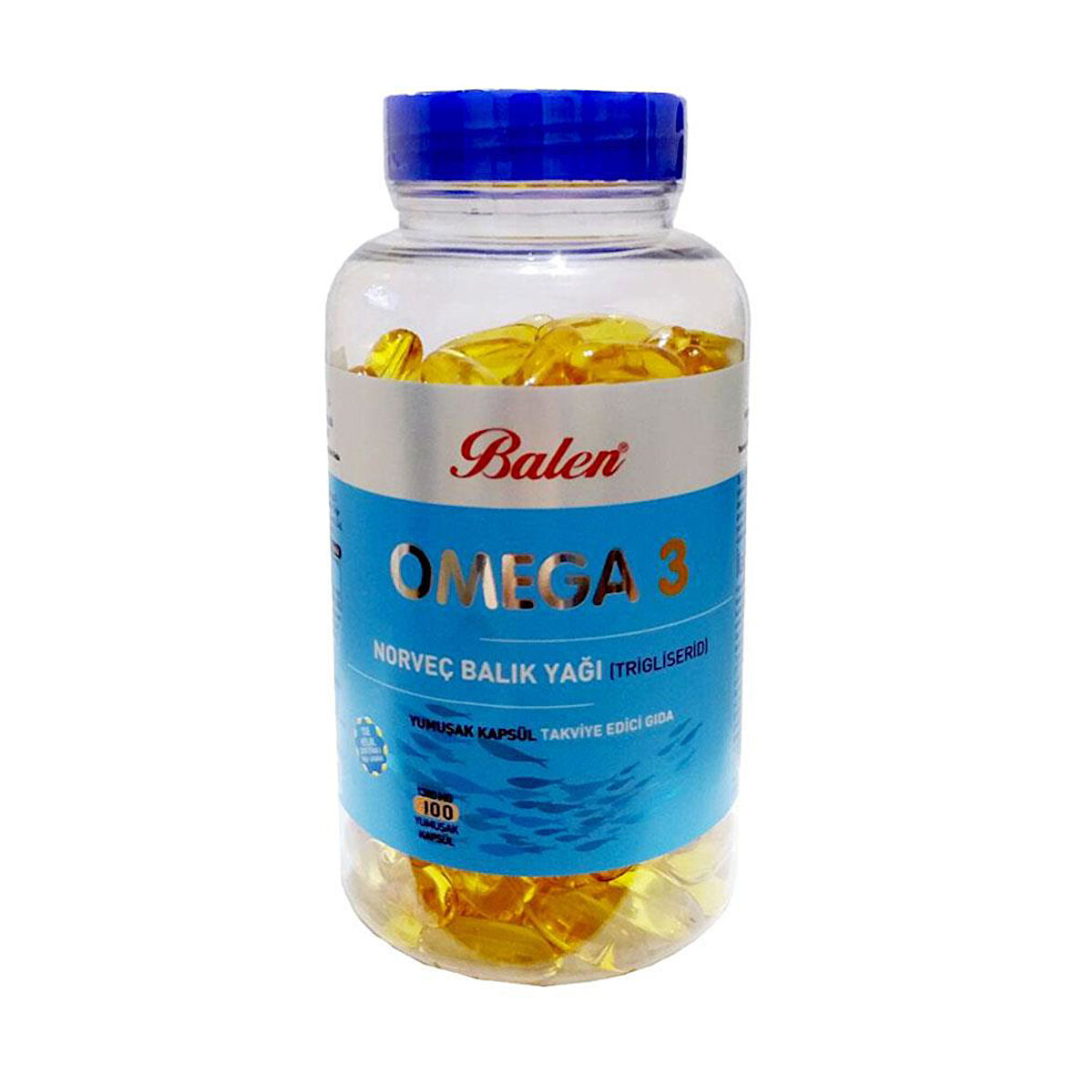 Balen Omega 3 Norveç Balık Yağı (Trigliserid) 1380MG x 100 Yumuşak Kapsül