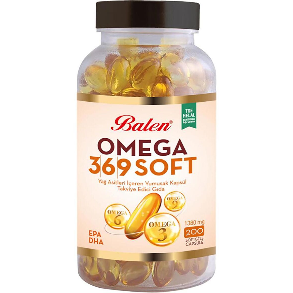 Balen Omega 3-6-9 Soft Yağ Asitleri İçeren 1380 Mg 200 Kapsül