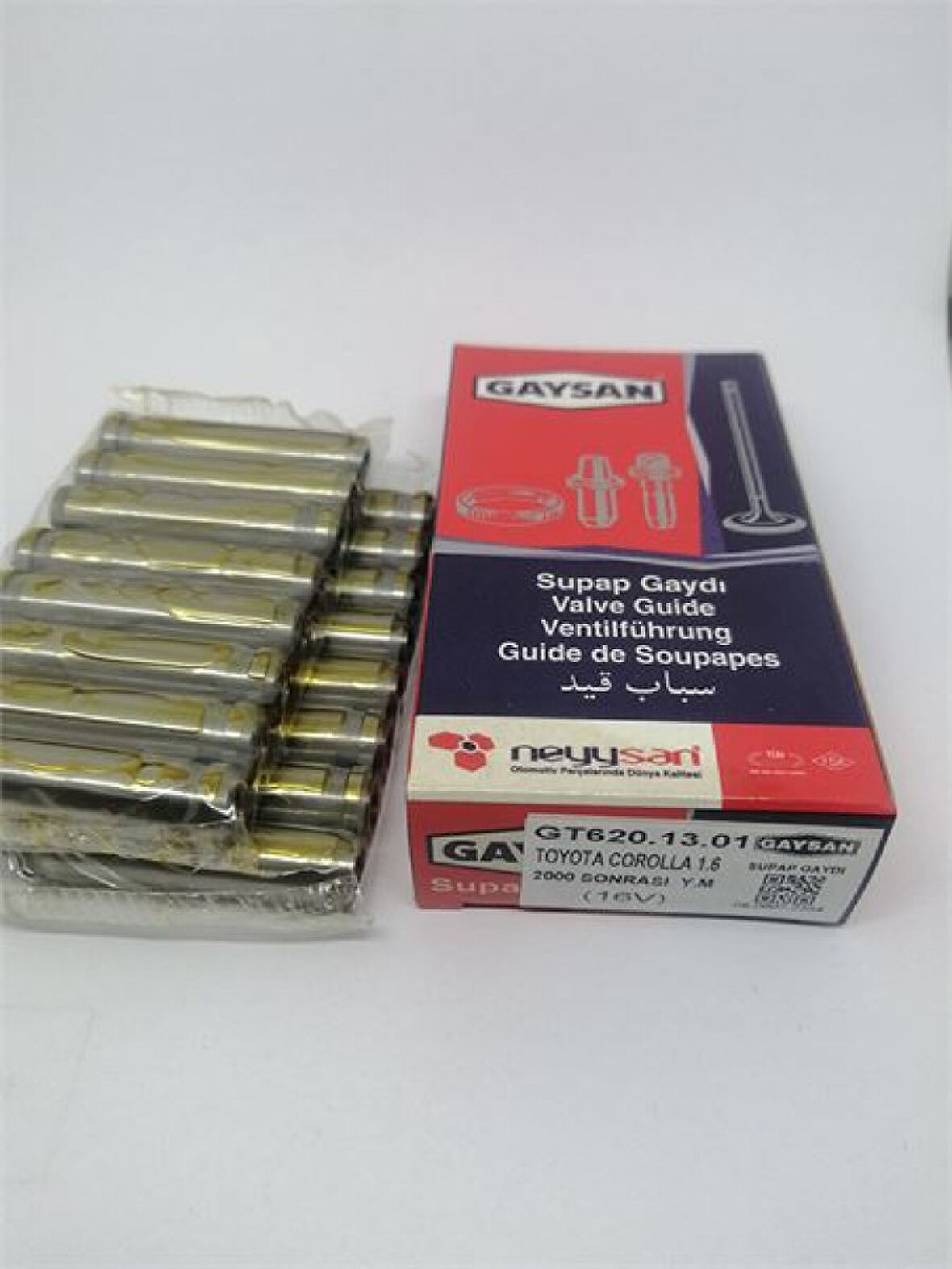 Toyota Subap Gaydı Takım Corolla 1,4-1,6 Vvti 2002-2007 Aurıs-Rav4 1,6 (16 Gayd) (5,52 X 10,35 X 47) - Gaysan Gt620.13.01