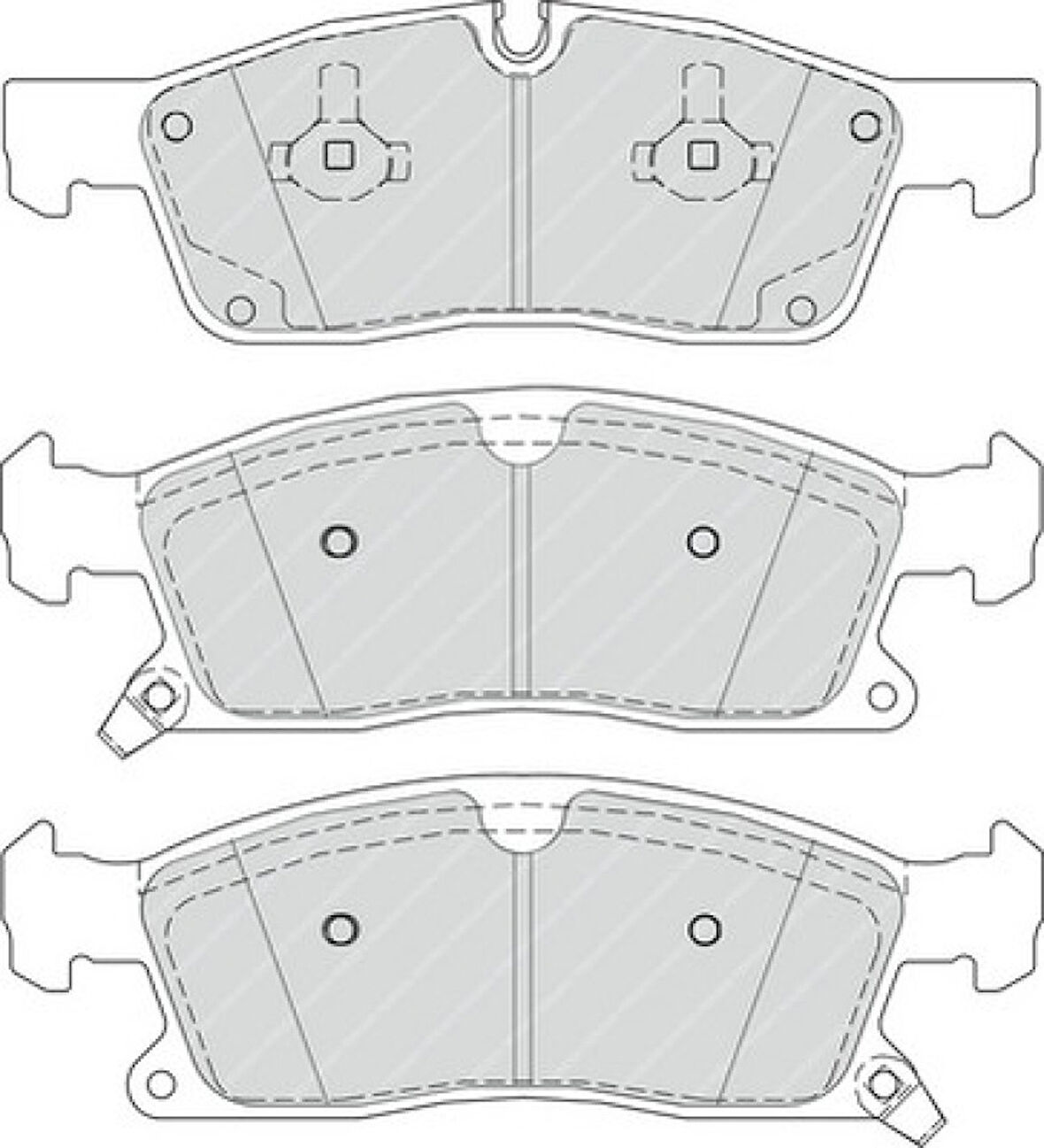 Mercedes Fren Balatası Ön - Fren Balatası Ön - Frd Fdb4403