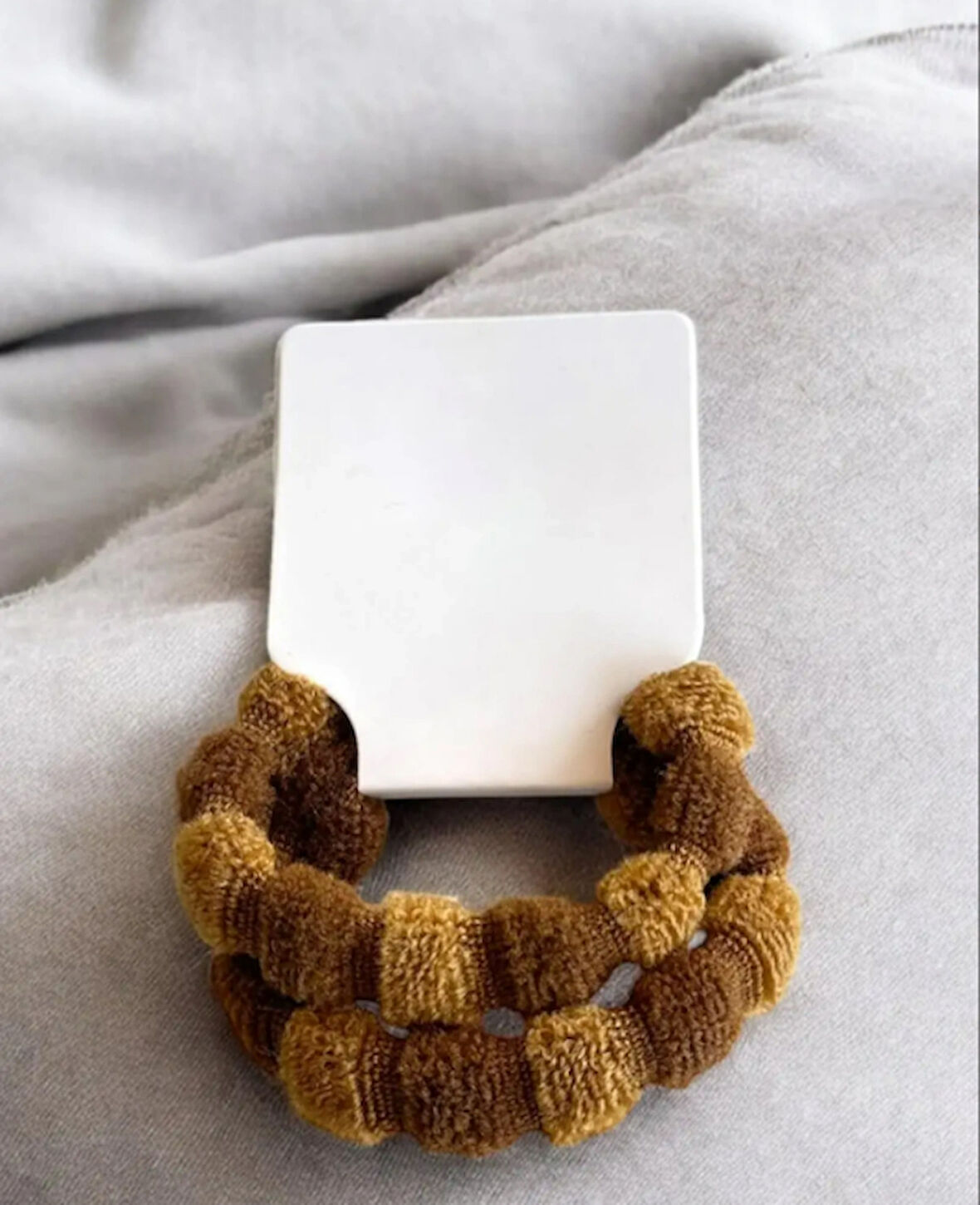 2'li Koyu Kahve Renk Havlu Toka