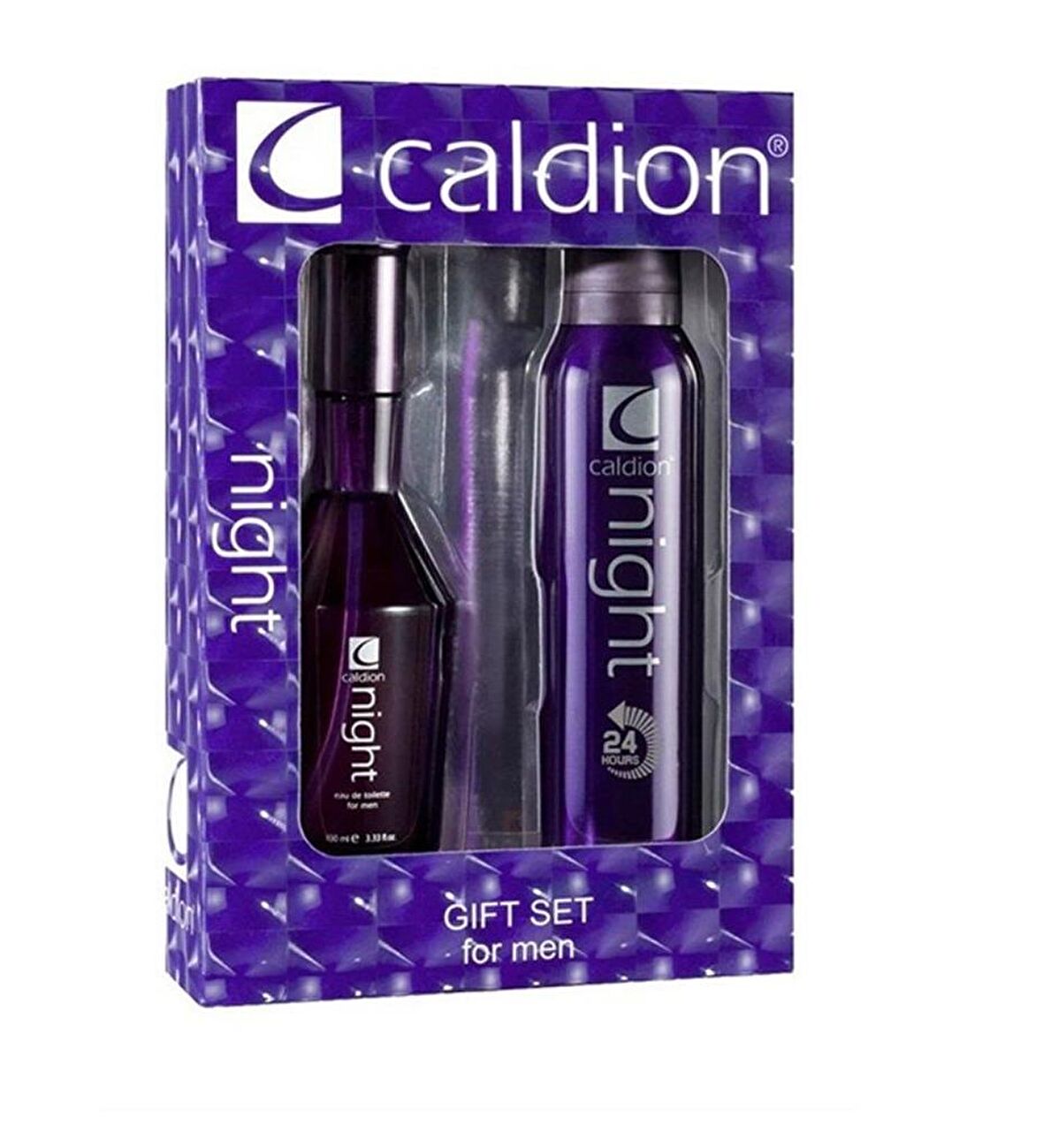 Caldion Night EDT Çiçeksi Erkek Parfüm 100 ml & Caldion Night Deodorant 