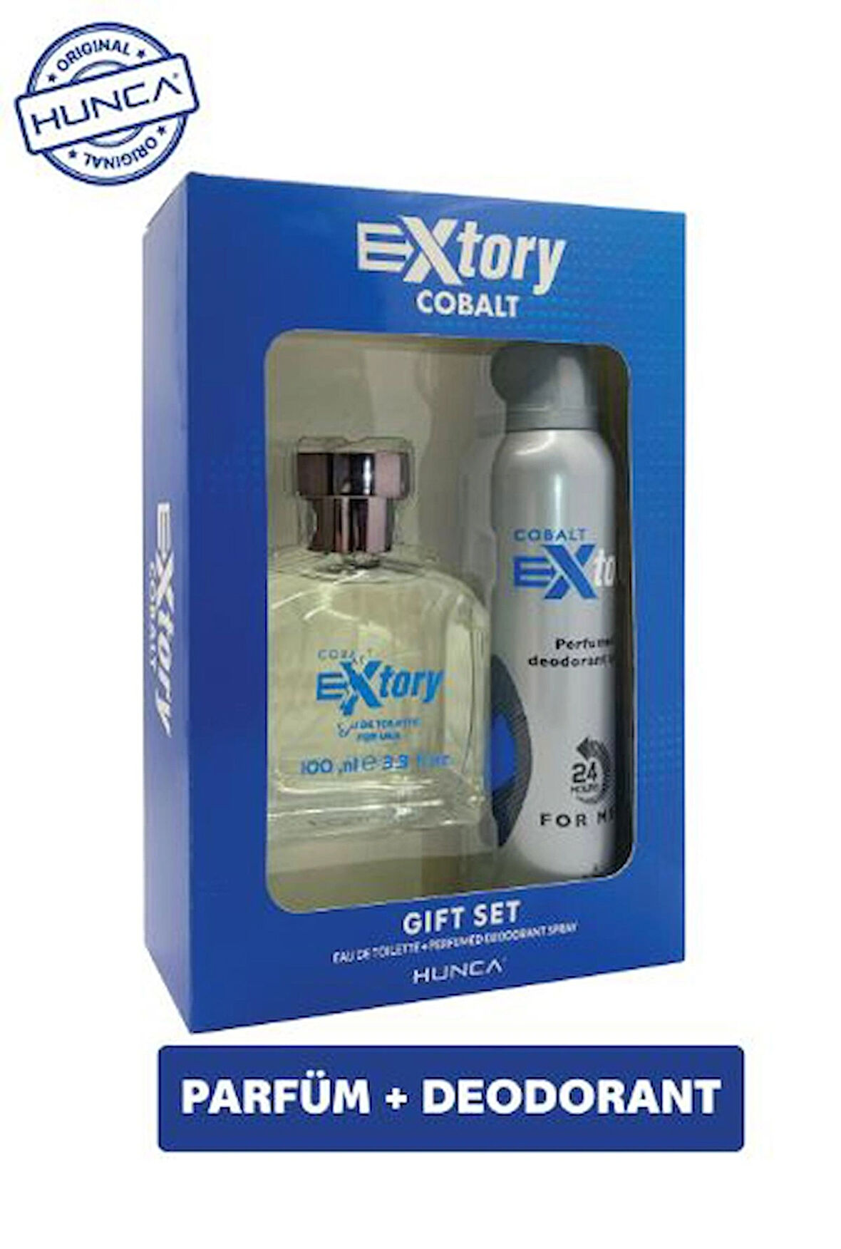 Extory Cobalt ORJINAL Parfüm 100ml+150ml Deodorant GIFT SET