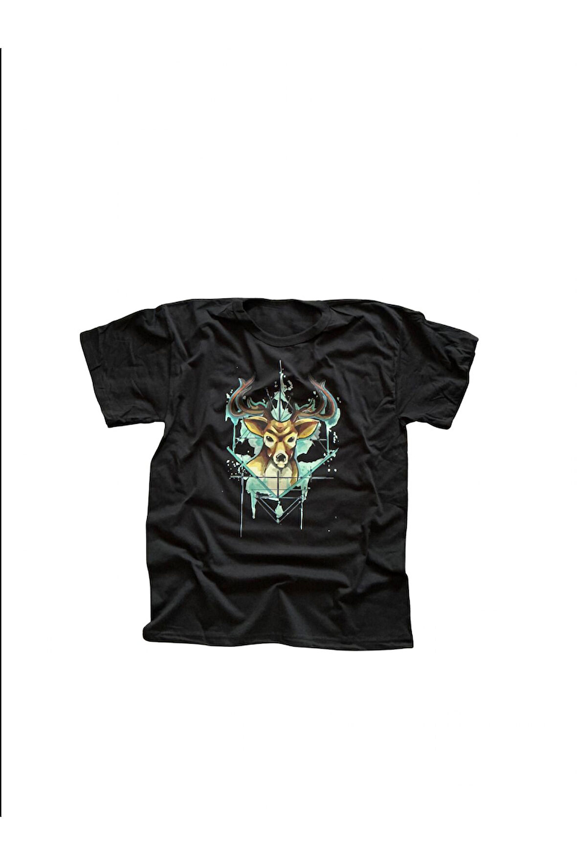 Geyik Baskılı Tişört