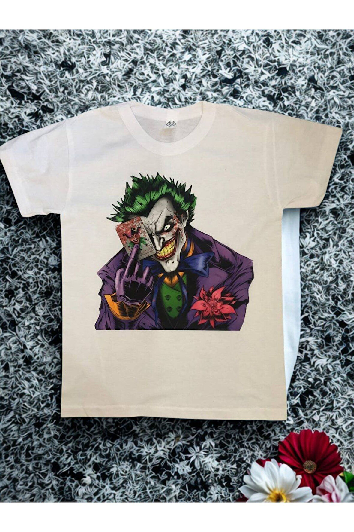 Joker Baskılı Erkek tişört