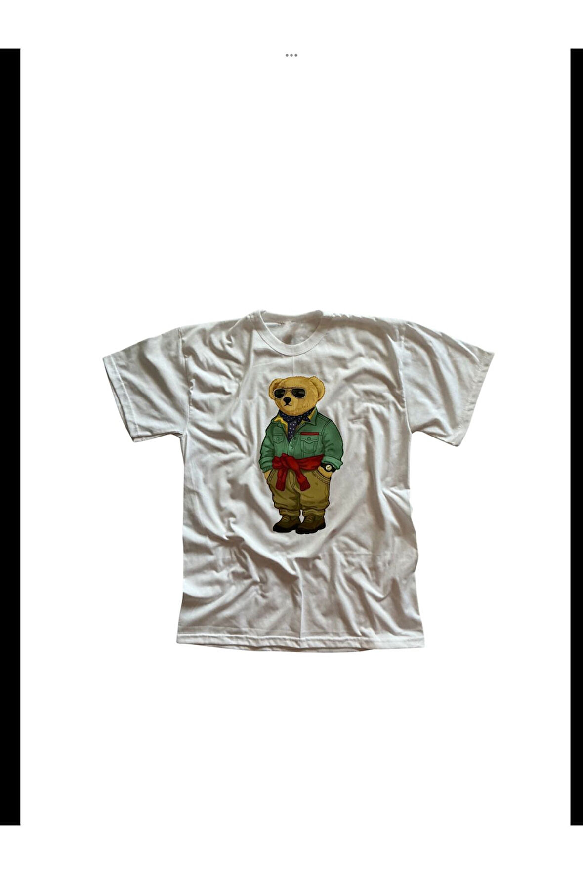 Centilmen Ayı Baskılı Tişört