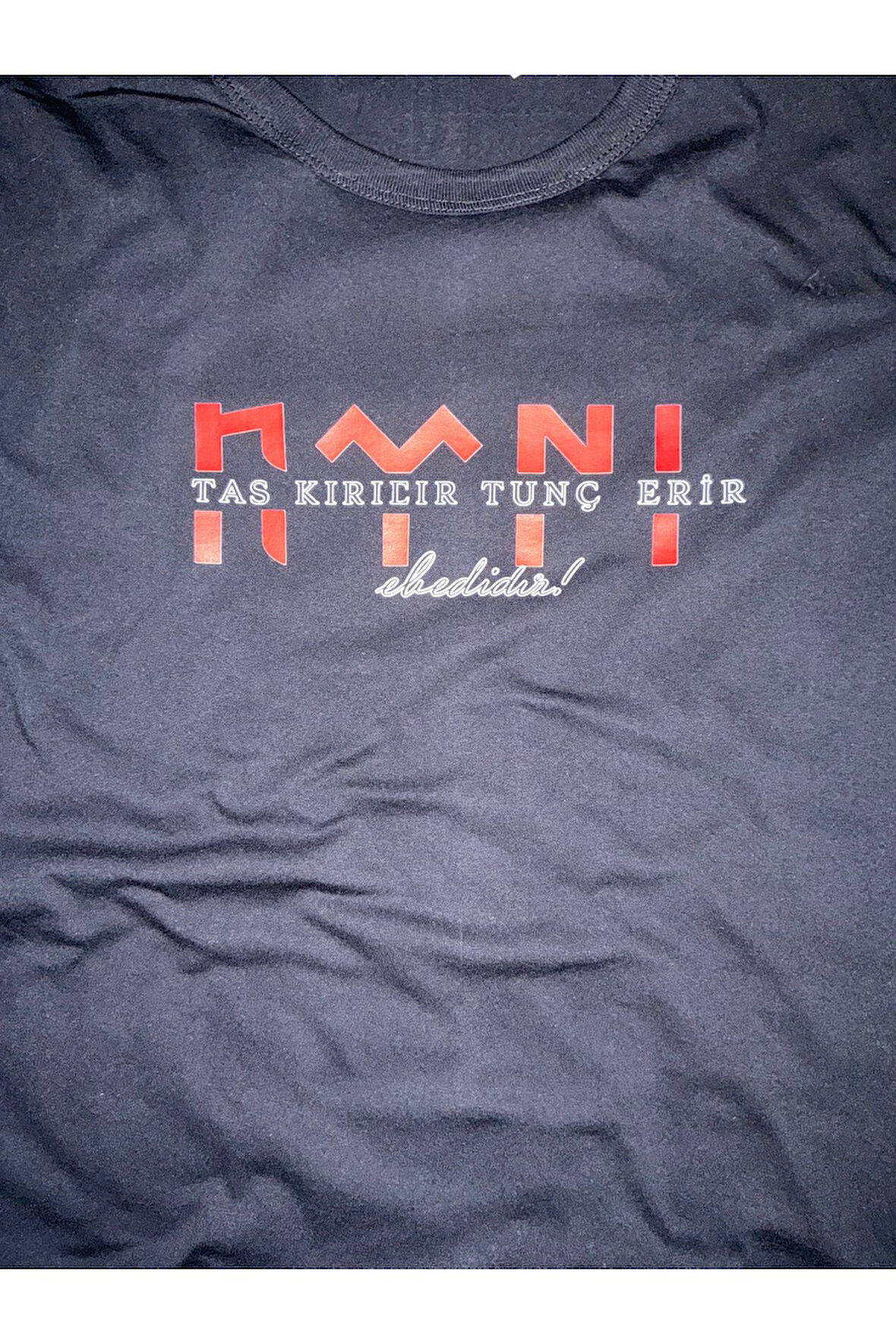 Ebedi İz Baskılı Özel Tasarım Tişört