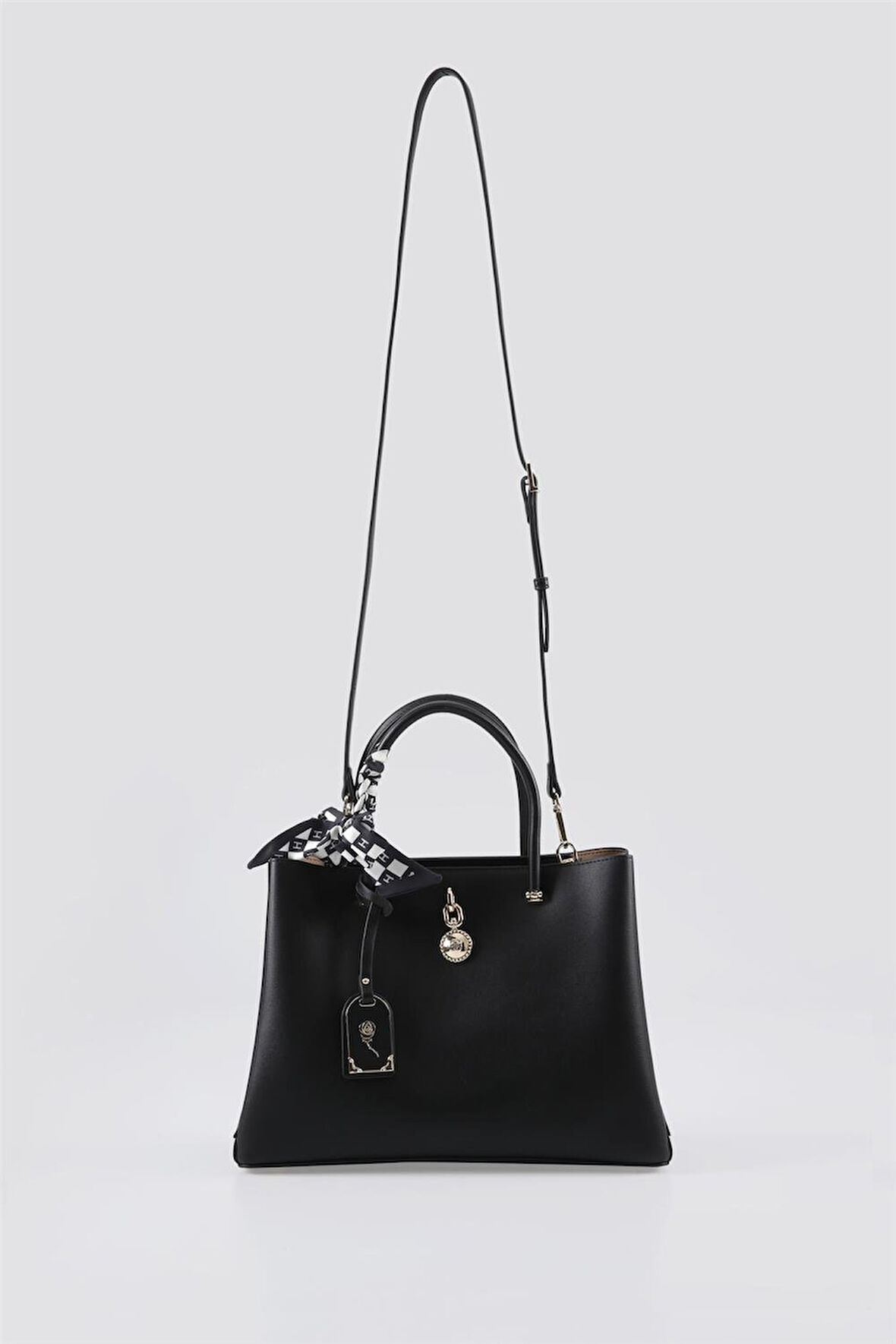 Ççs Siyah Kadın El ve Omuz Çantası