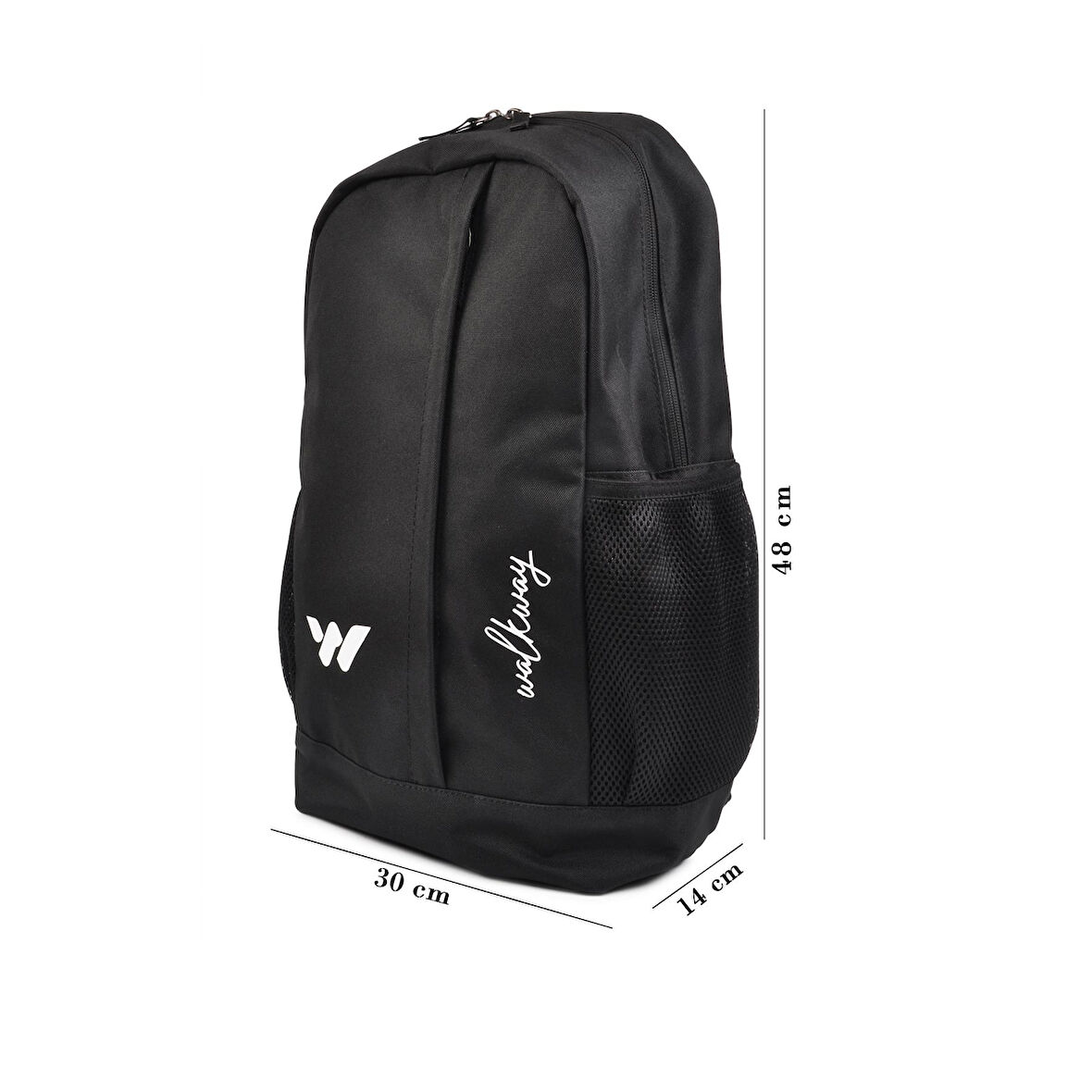 Walkway Siyah Tekstil Unisex Sırt Çantası