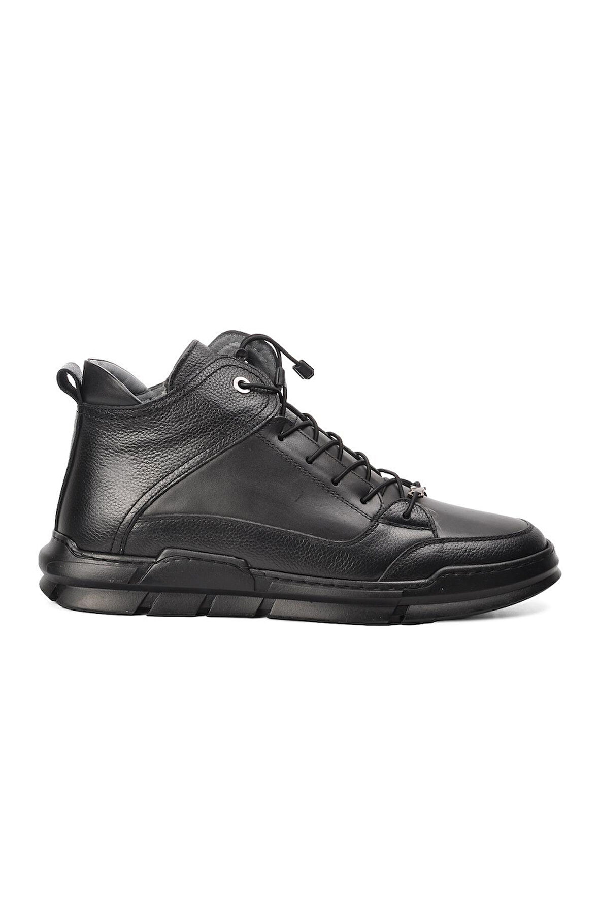 Aspor Siyah Hakiki Deri Sneaker Erkek Bot