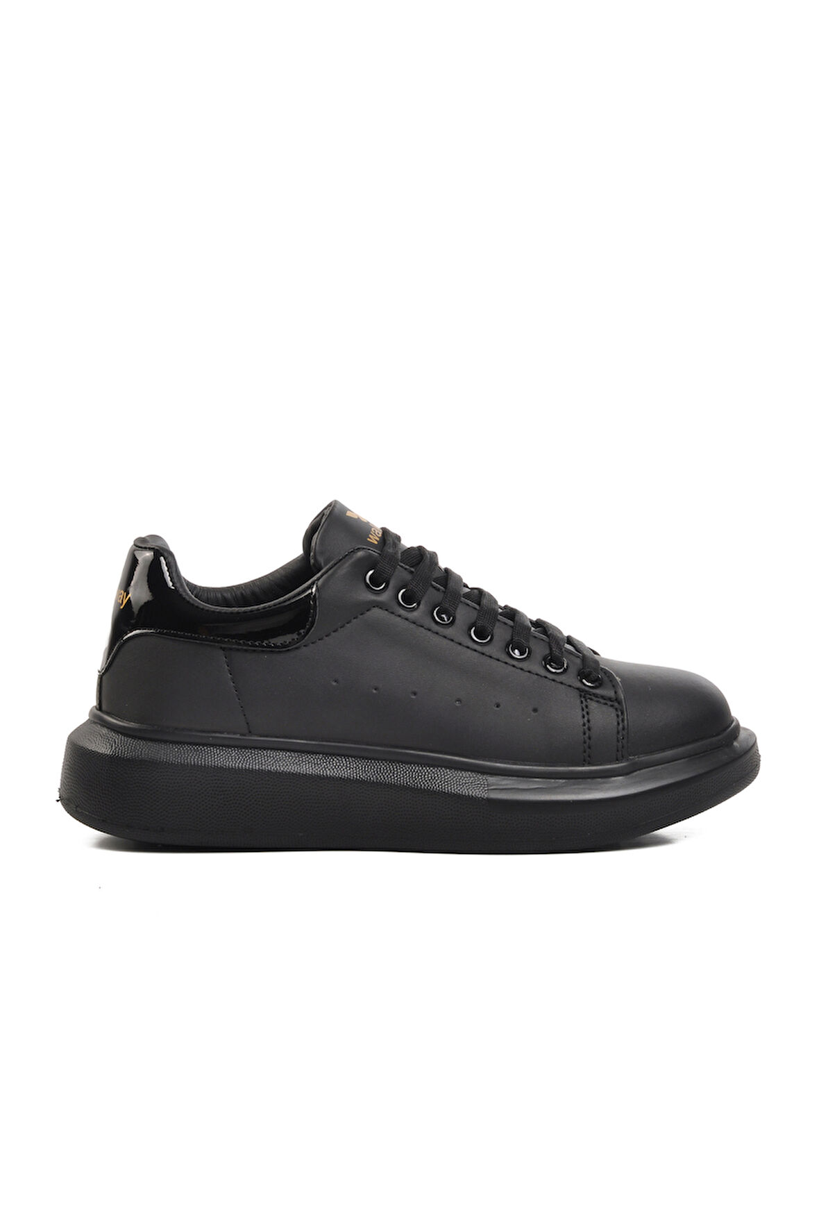 Walkway Siyah Geniş Kalıp Unisex Sneaker