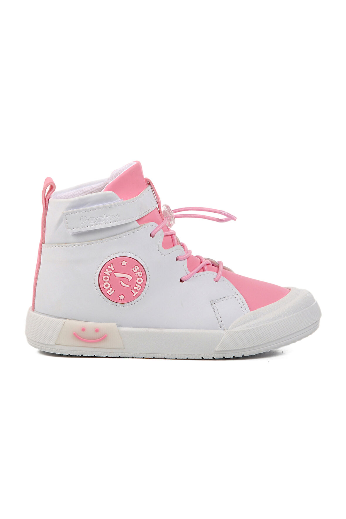 Walkway Beyaz Pudra Çocuk Hi Sneaker Ayakkabı