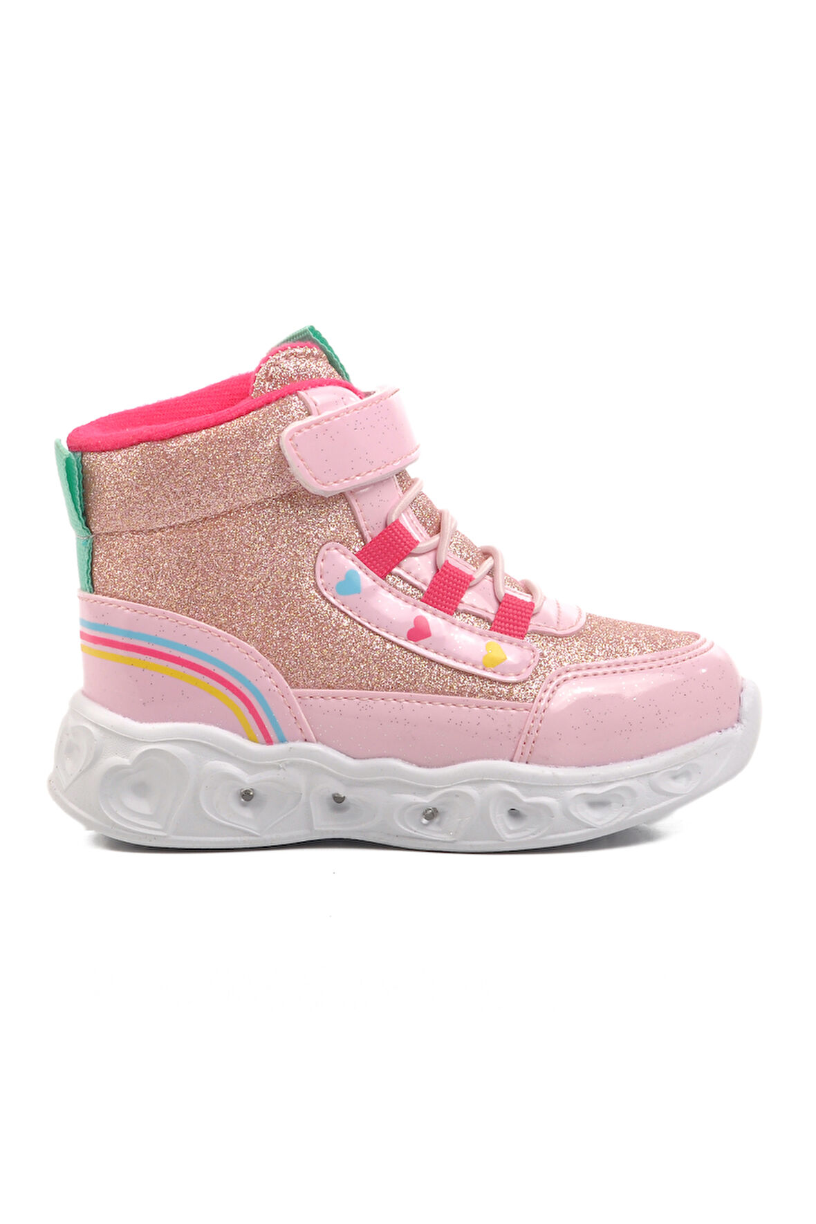 Aspor Pudra Polyester Karışımlı Kız Çocuk Bot