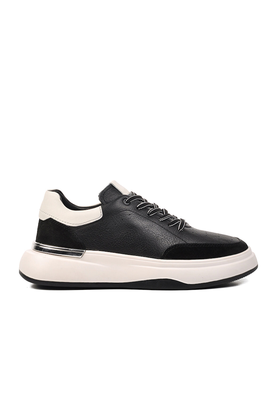Marcomen Siyah Beyaz Erkek Sneaker