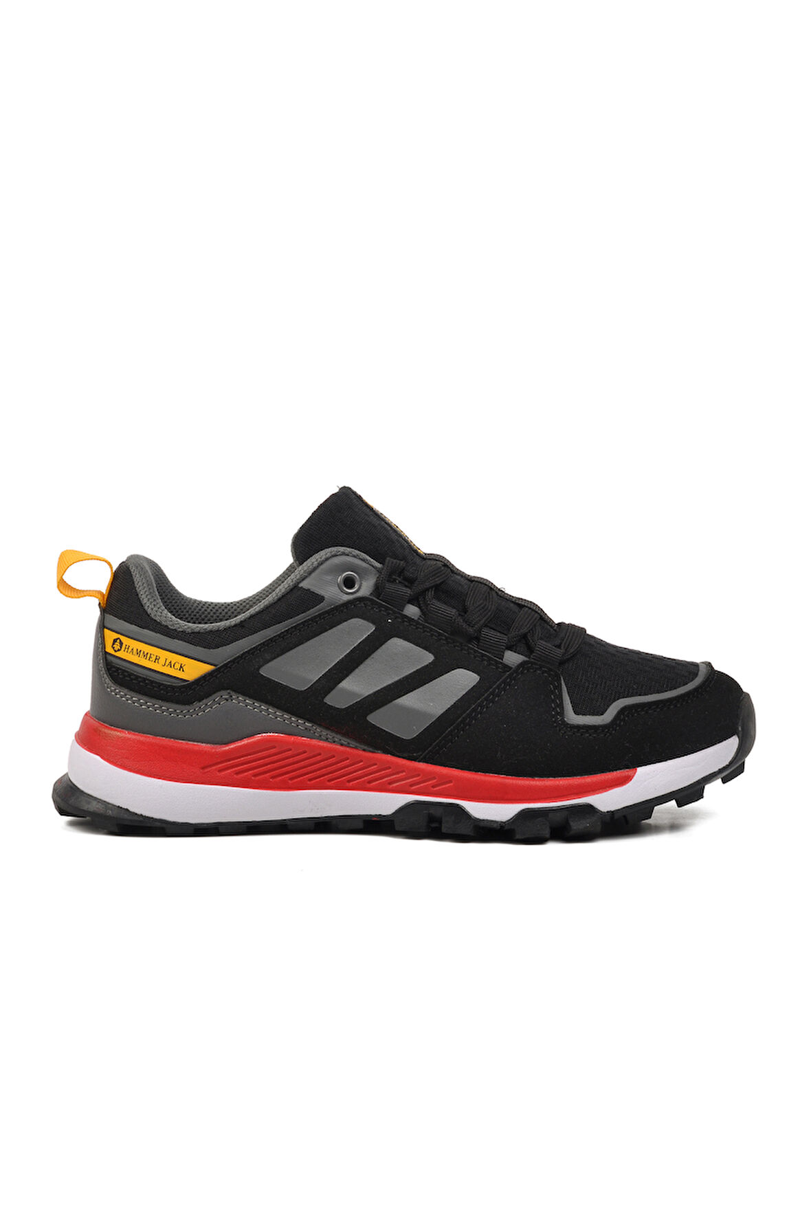 Hammer Jack Siyah Kırmızı Tekstil Kadın Spor Ayakkabı Sneaker