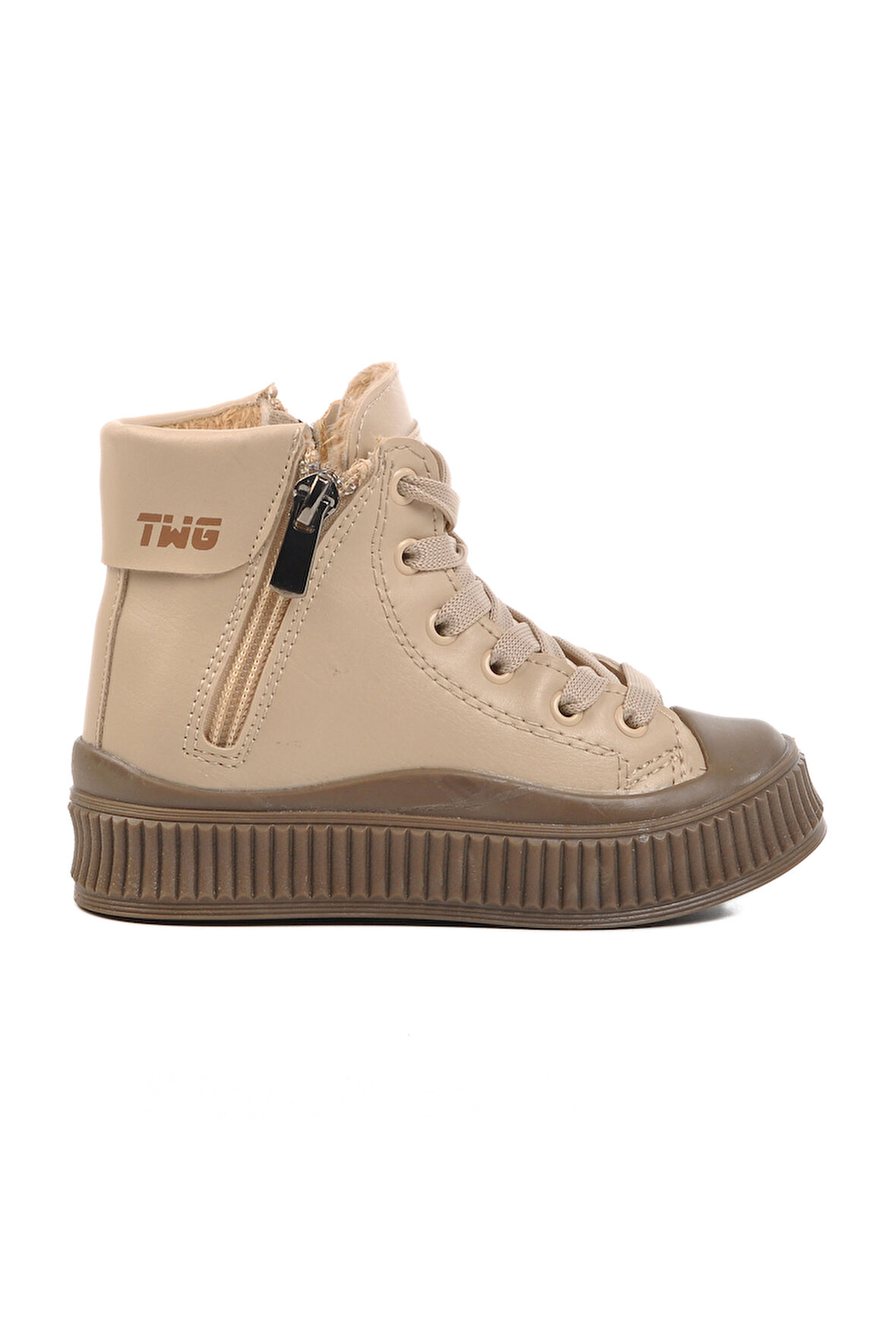 Walkway Bej Vizon Unisex İçi Polarlı Çocuk Bot