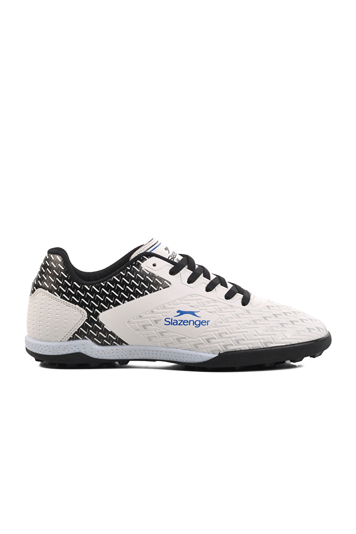 Slazenger Beyaz Siyah Erkek Halı Saha Ayakkabısı