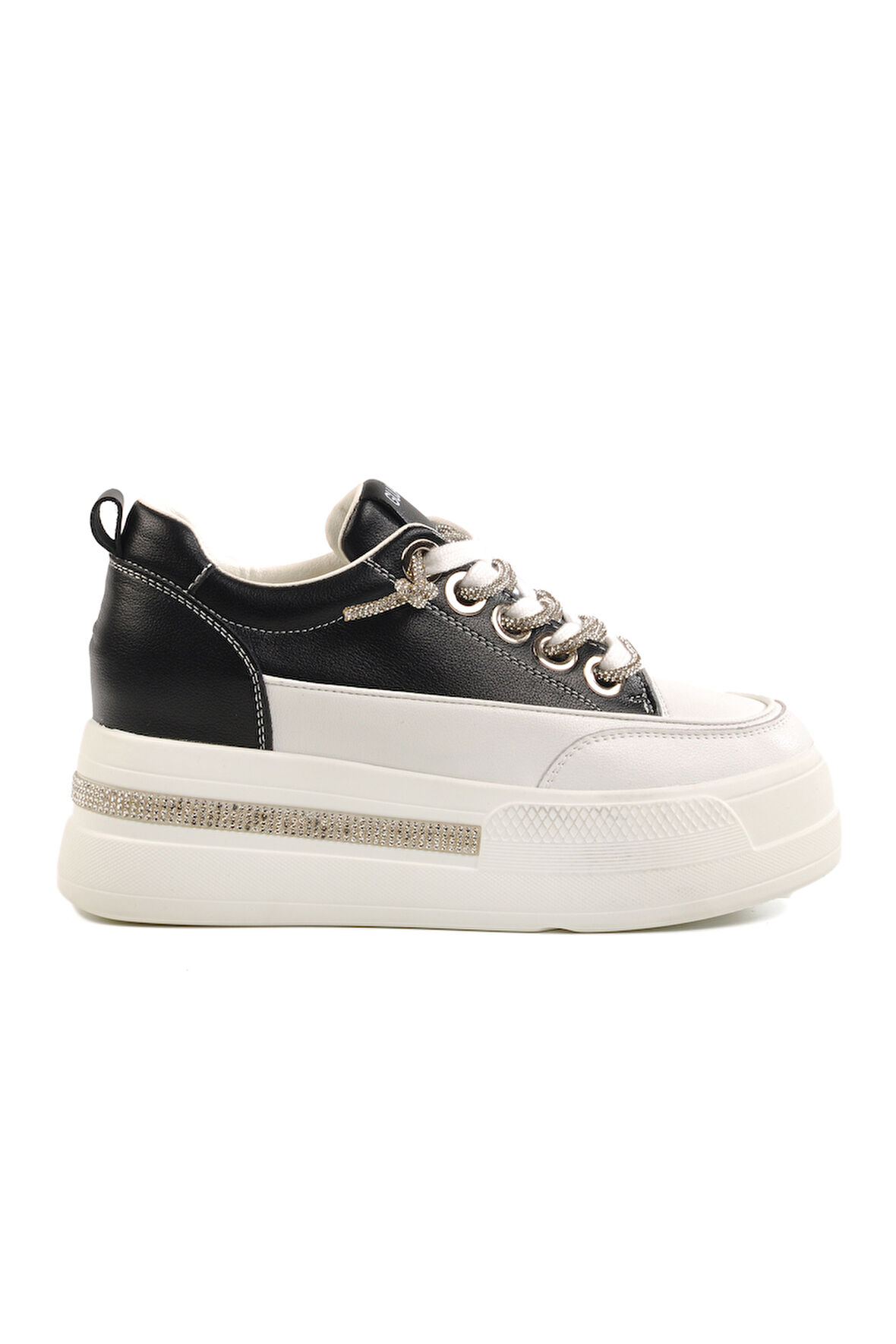 Guja Siyah Yüksek Taban Kadın Sneaker