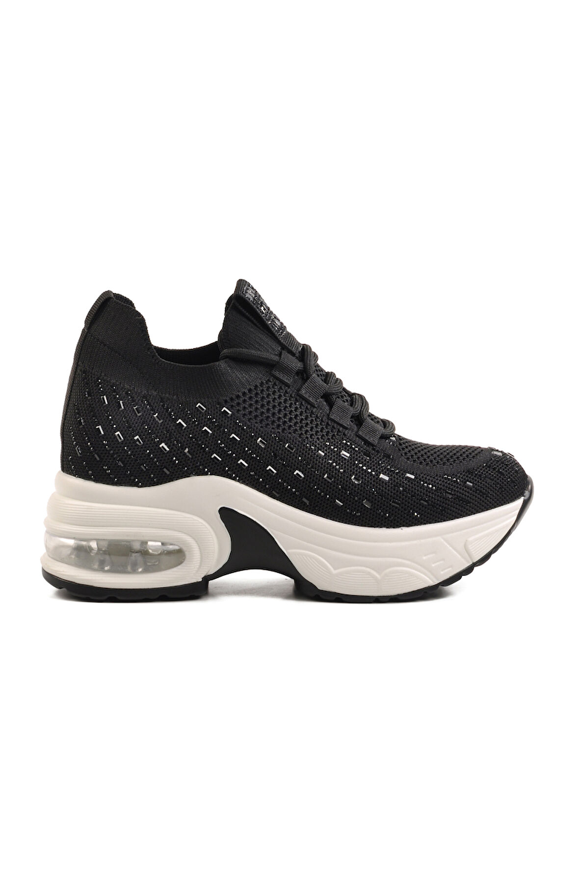 Guja Siyah Triko Air Taban Kadın Sneaker
