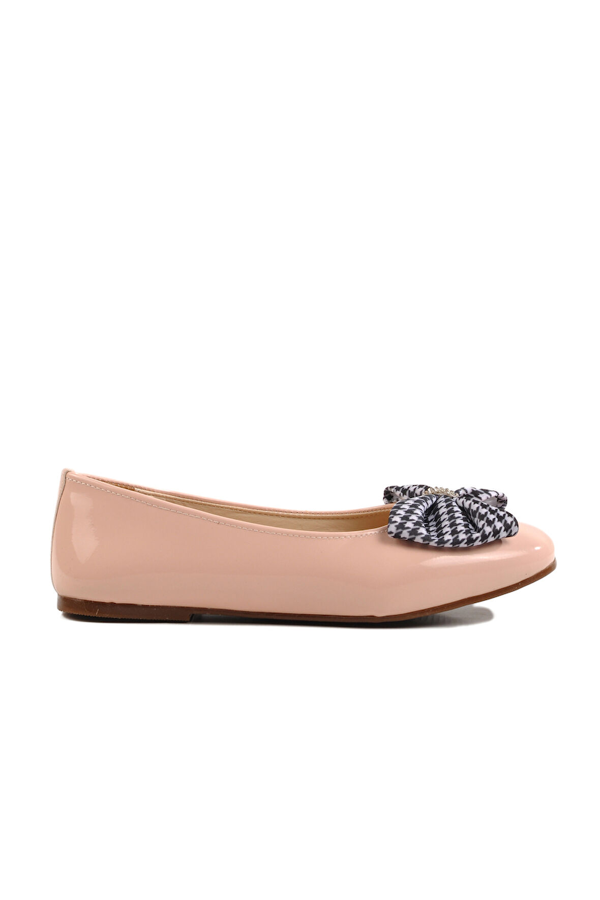 Aspor Pudra Rugan Fiyonk Kurdeleli Kız Çocuk Babet