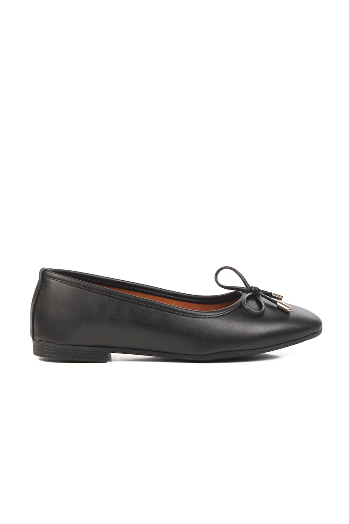 Aspor Siyah İnce Taban Hafif Kadın Babet