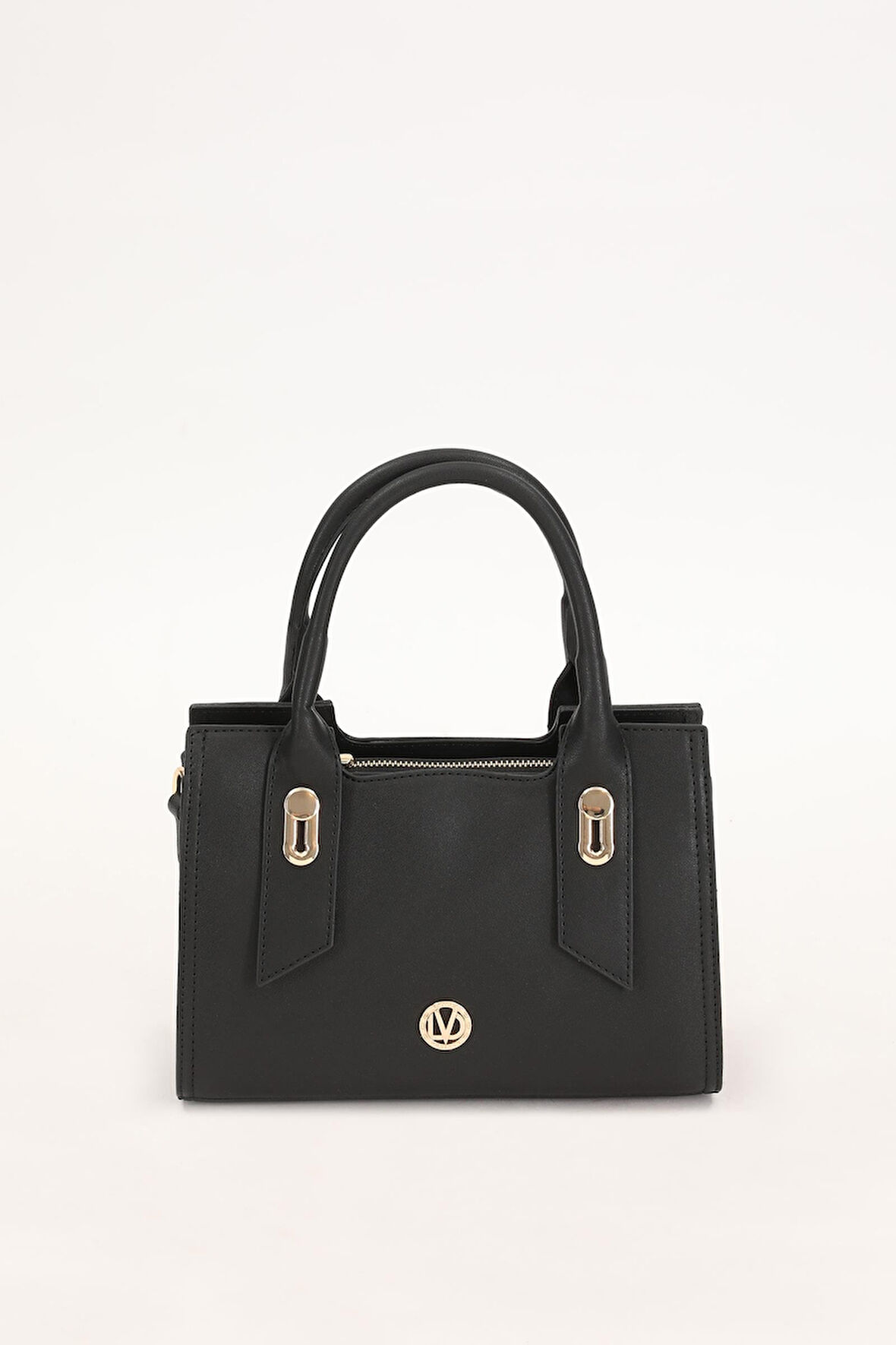 Levidor Siyah Çok Gözlü Kadın El ve Omuz Çantası