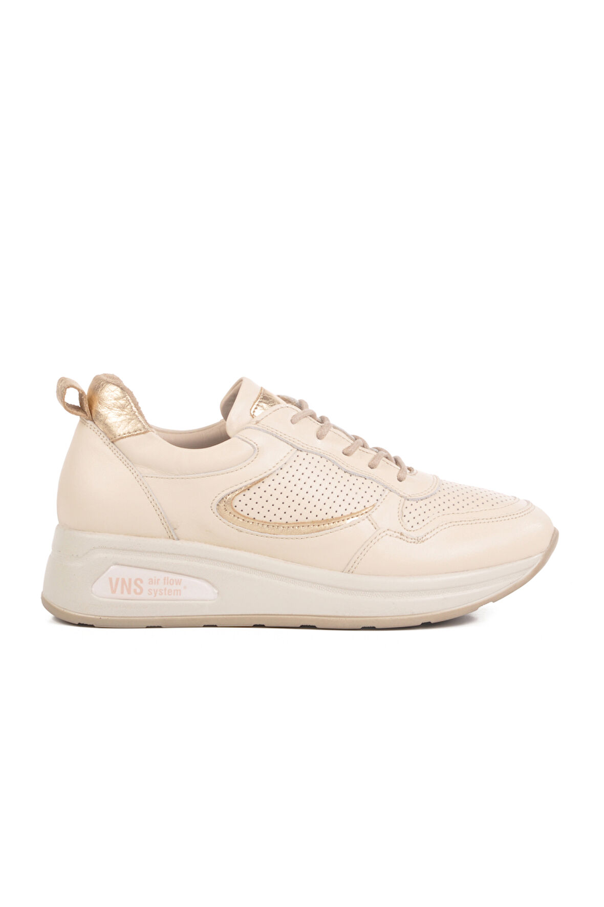 Venüs Bej Hakiki Deri Kadın Casual Ayakkabı