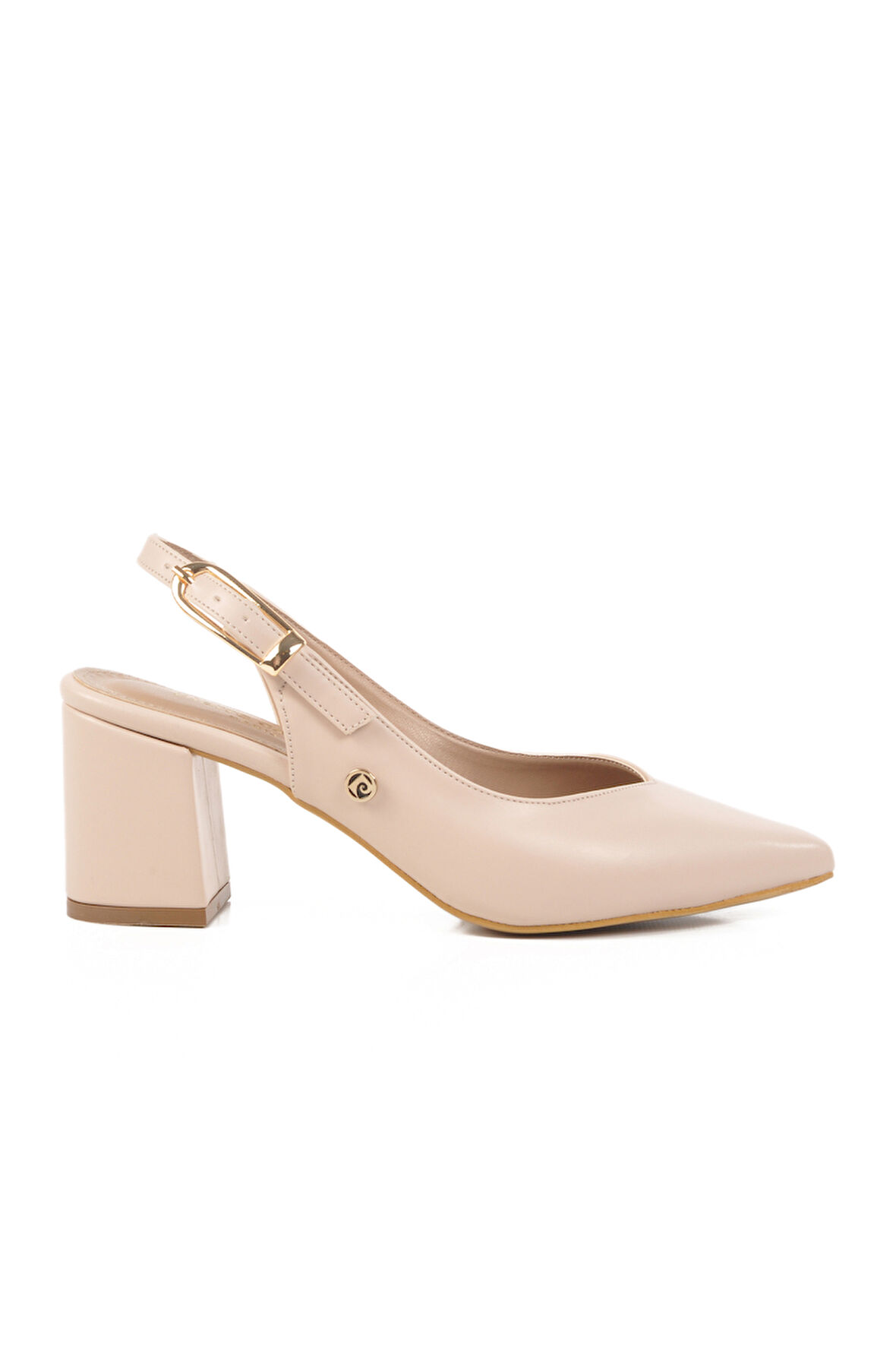 Pierre Cardin Krem Topuklu Kadın Abiye Ayakkabı