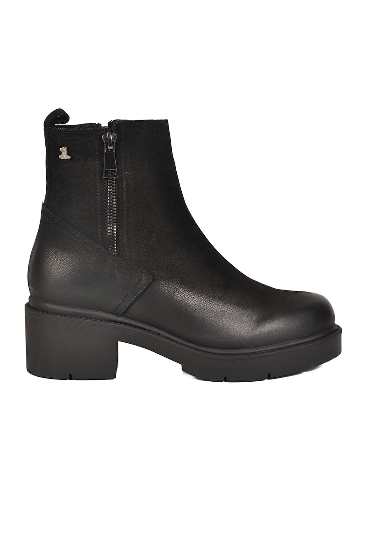 Venüs Siyah Nubuk Hakiki Deri Kadın Bot