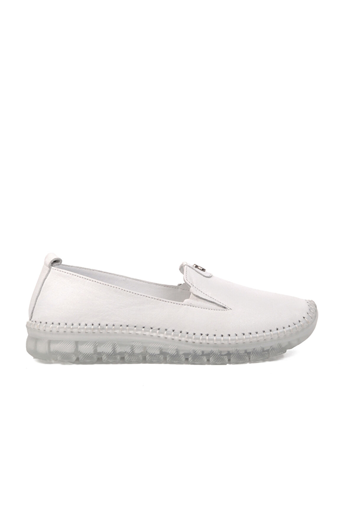 Voyager Beyaz Kadın Düz Rahat Günlük Ayakkabı