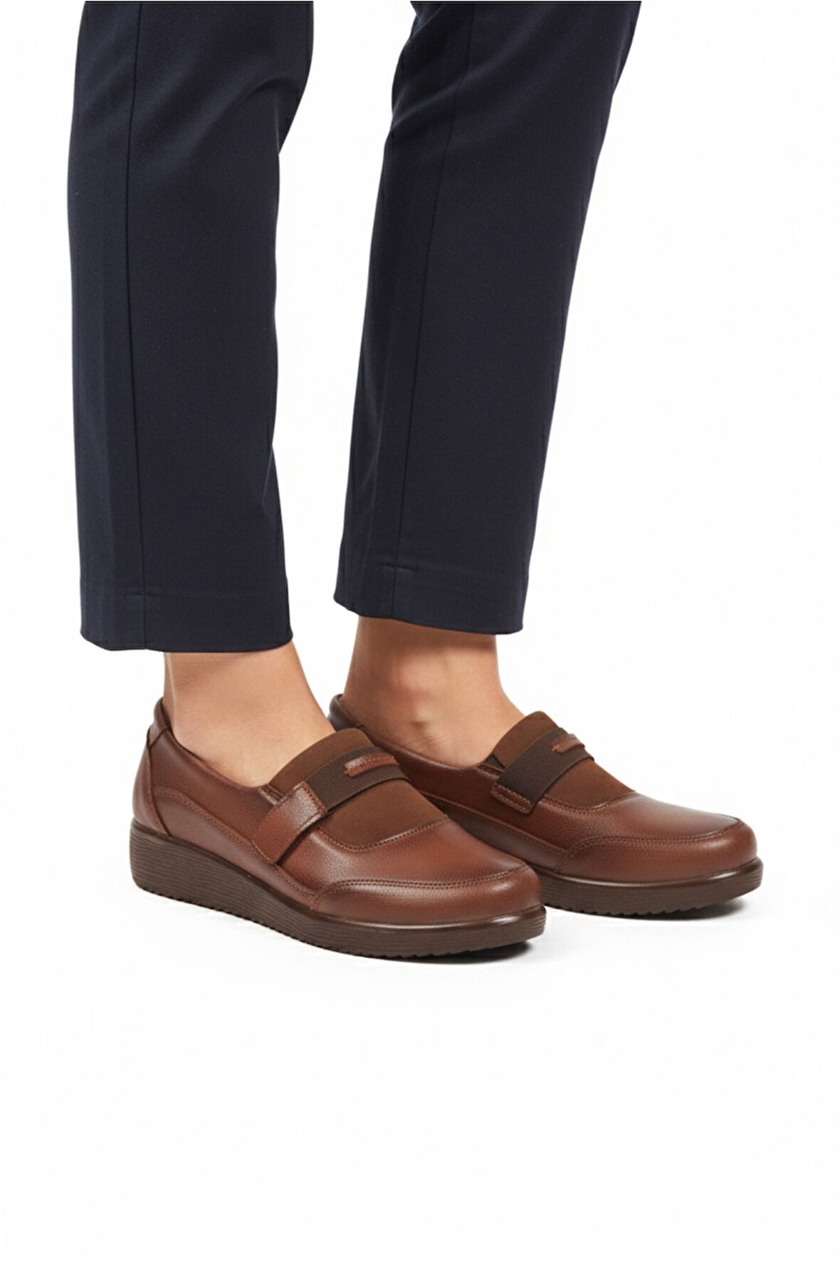 Aspor Taba Cırtlı Kadın Casual Ayakkabı