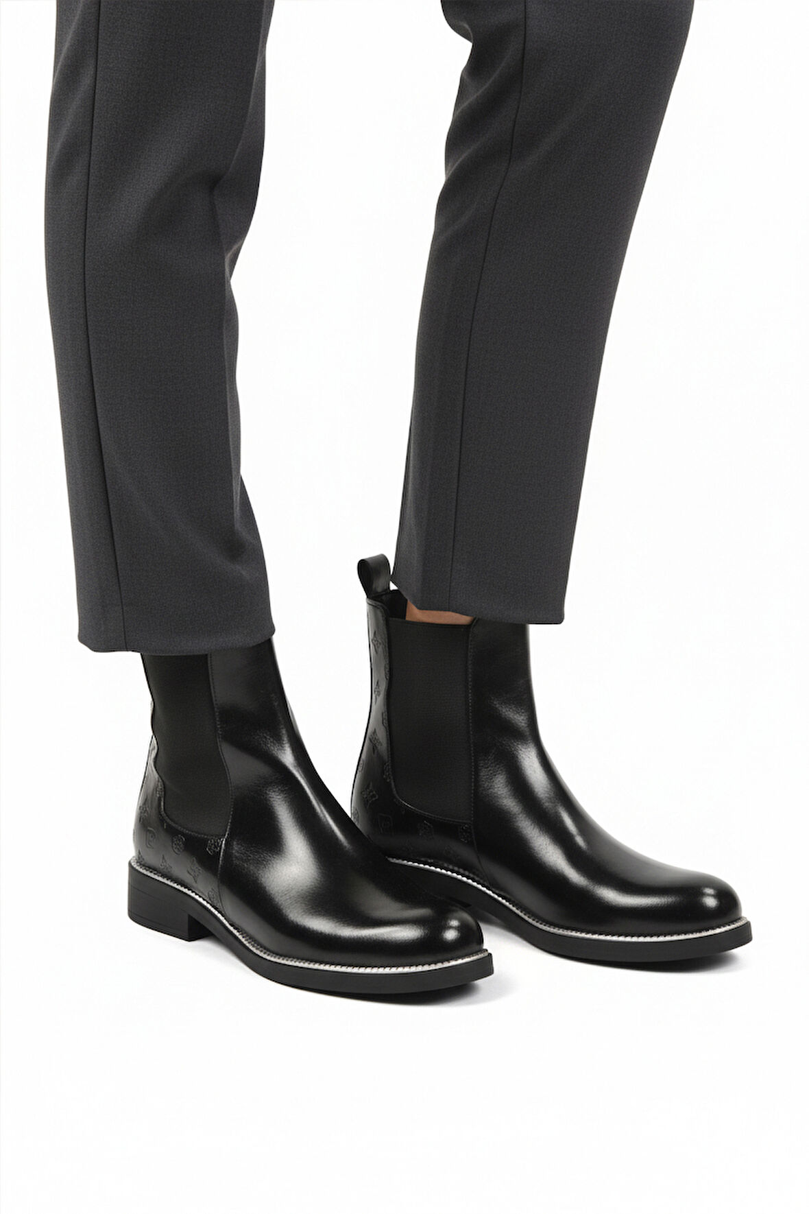 Pierre Cardin Siyah Kürklü Kadın Topuklu Bot