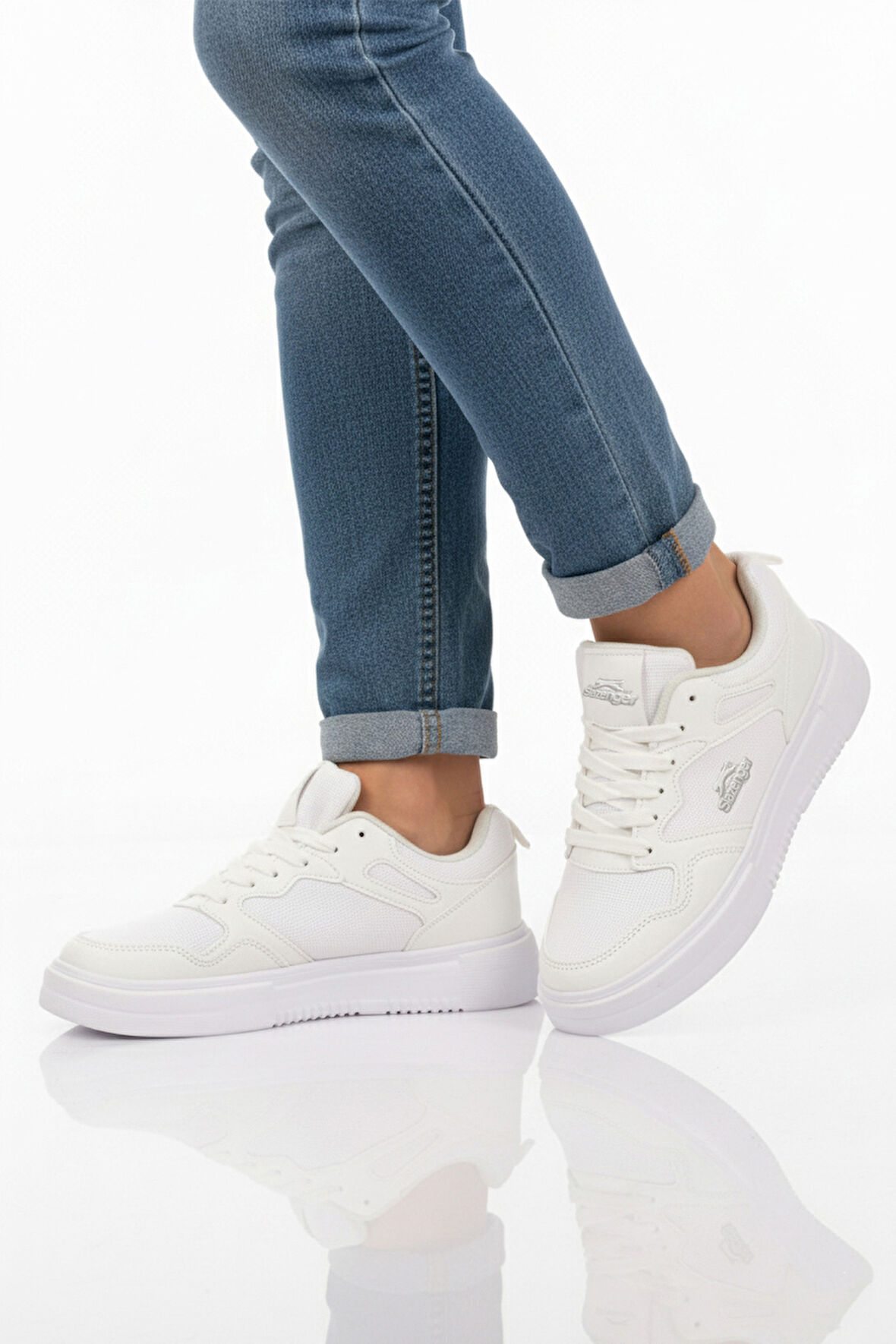 Slazenger Beyaz Bağcıklı Unisex Spor Ayakkabı