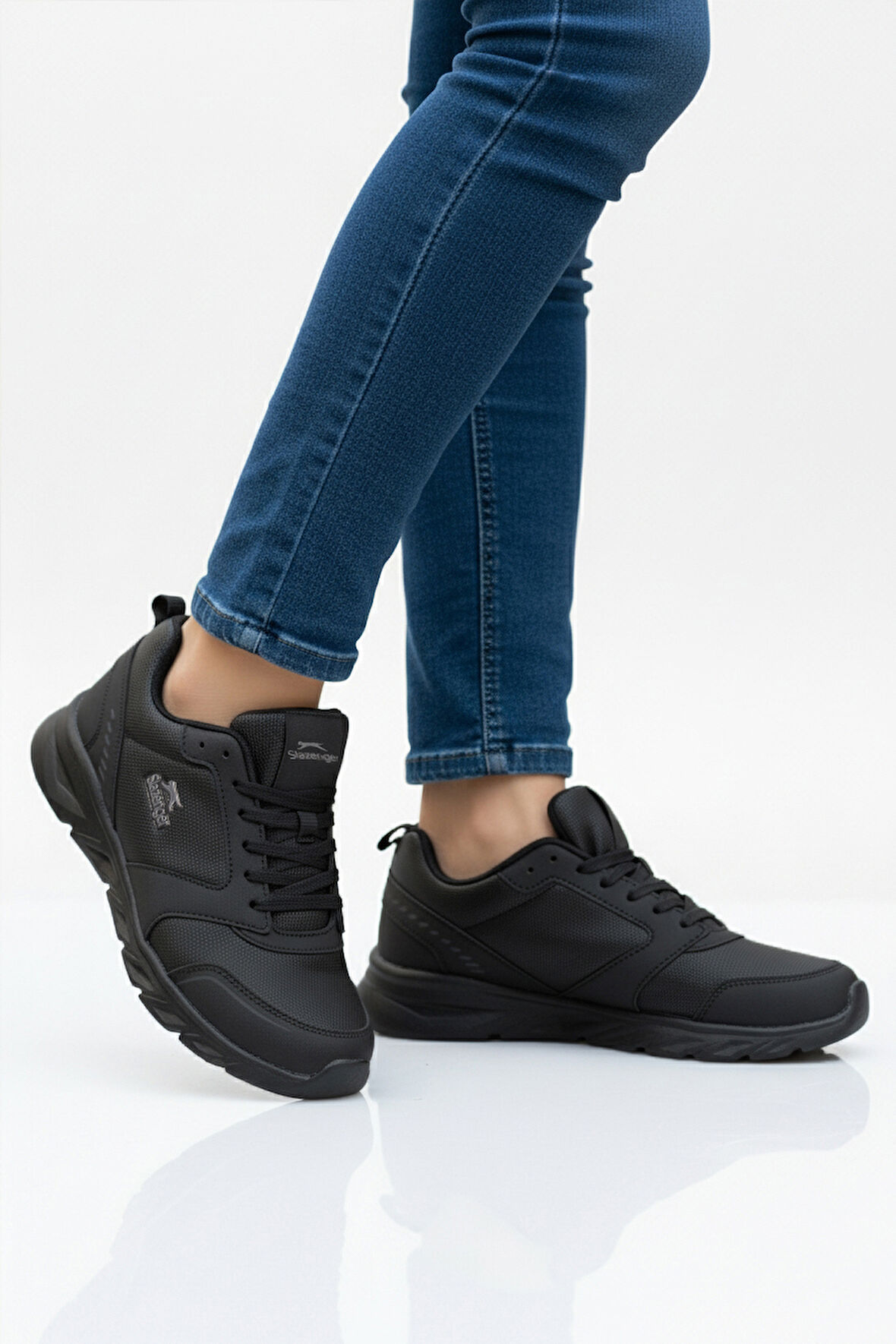 Slazenger Siyah Bağcıklı Unisex Spor Ayakkabı