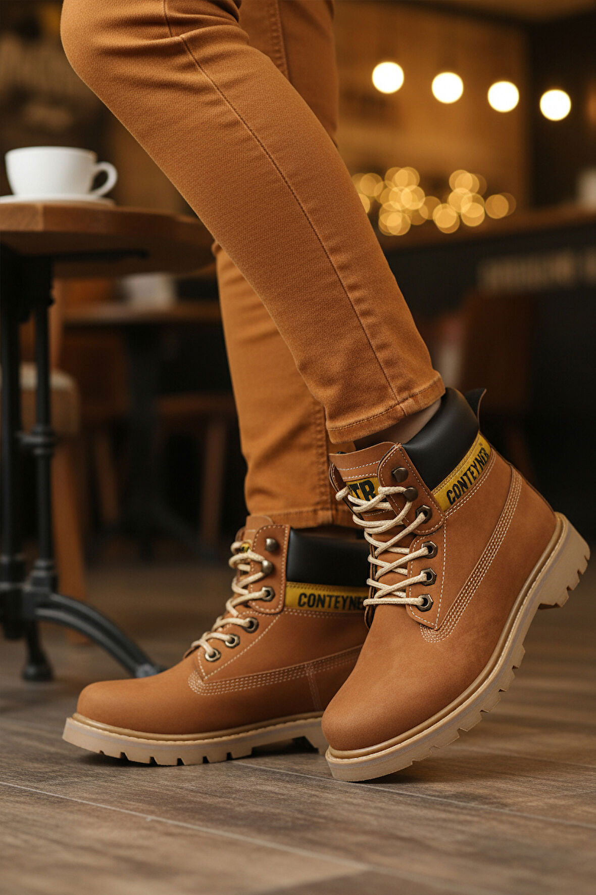 Conteyner Tarçın Nubuk Unisex Worker Bot