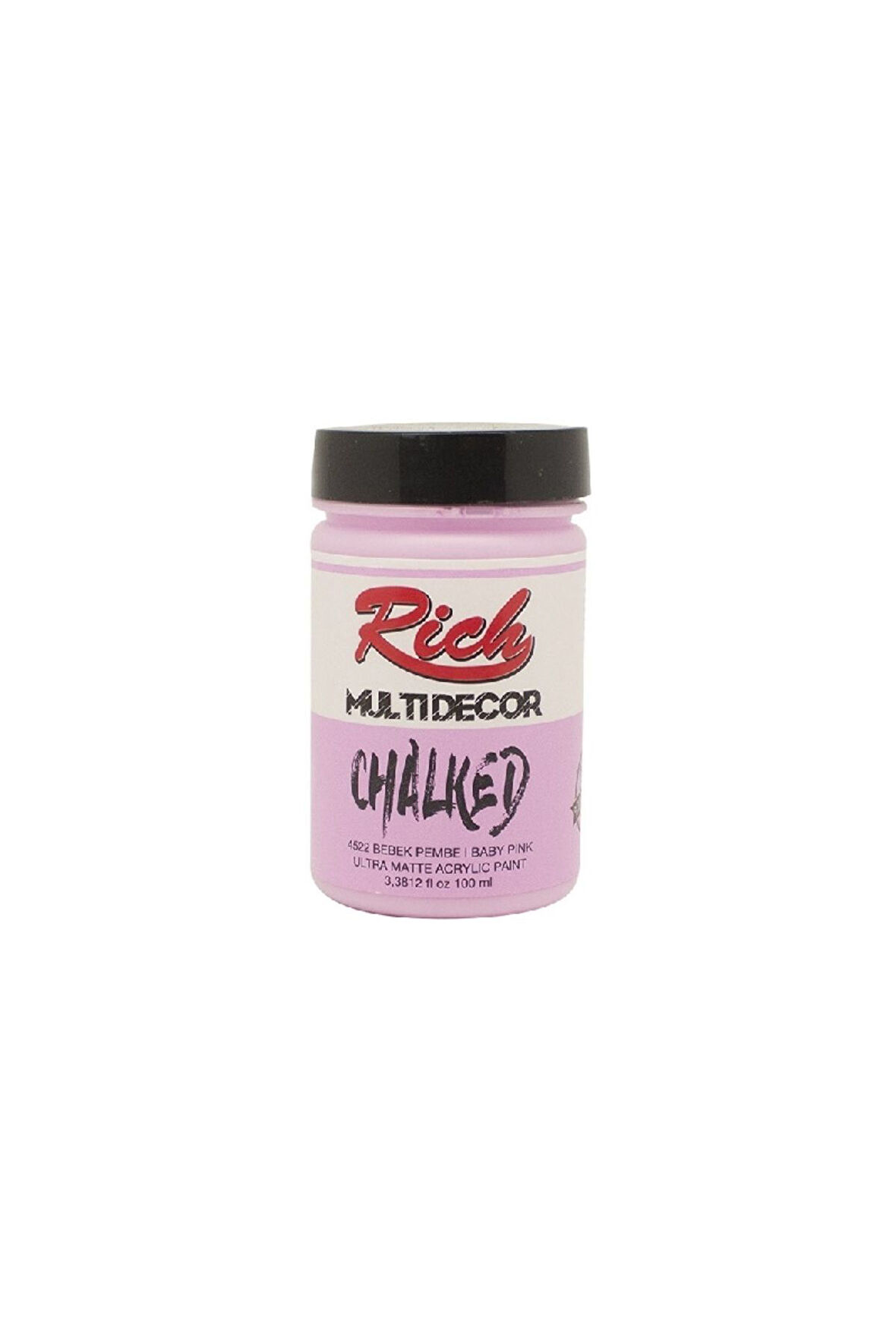 Rıch Chalked Akr. Boya 100 Cc 4522 Bebek Pembe