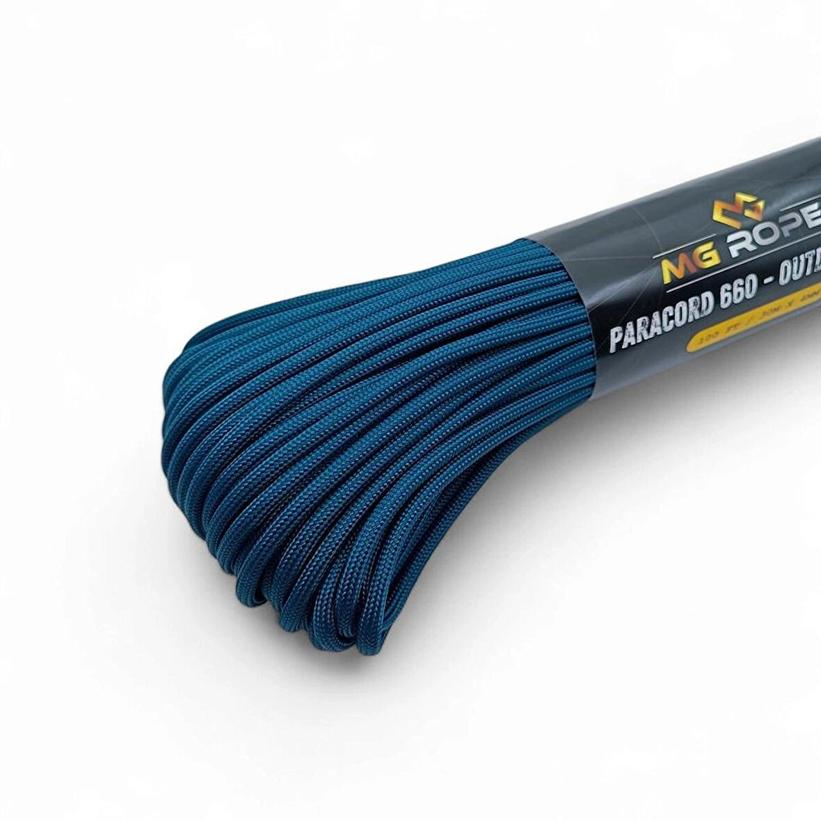 Polyester Paracord İp 4 mm Petrol Renk 30 Metre