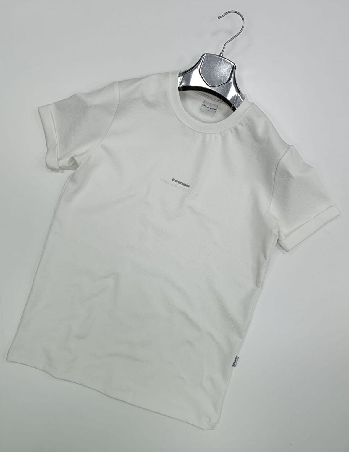 White Room Slim Fit Erkek Kısa Kol Tshirt  7276