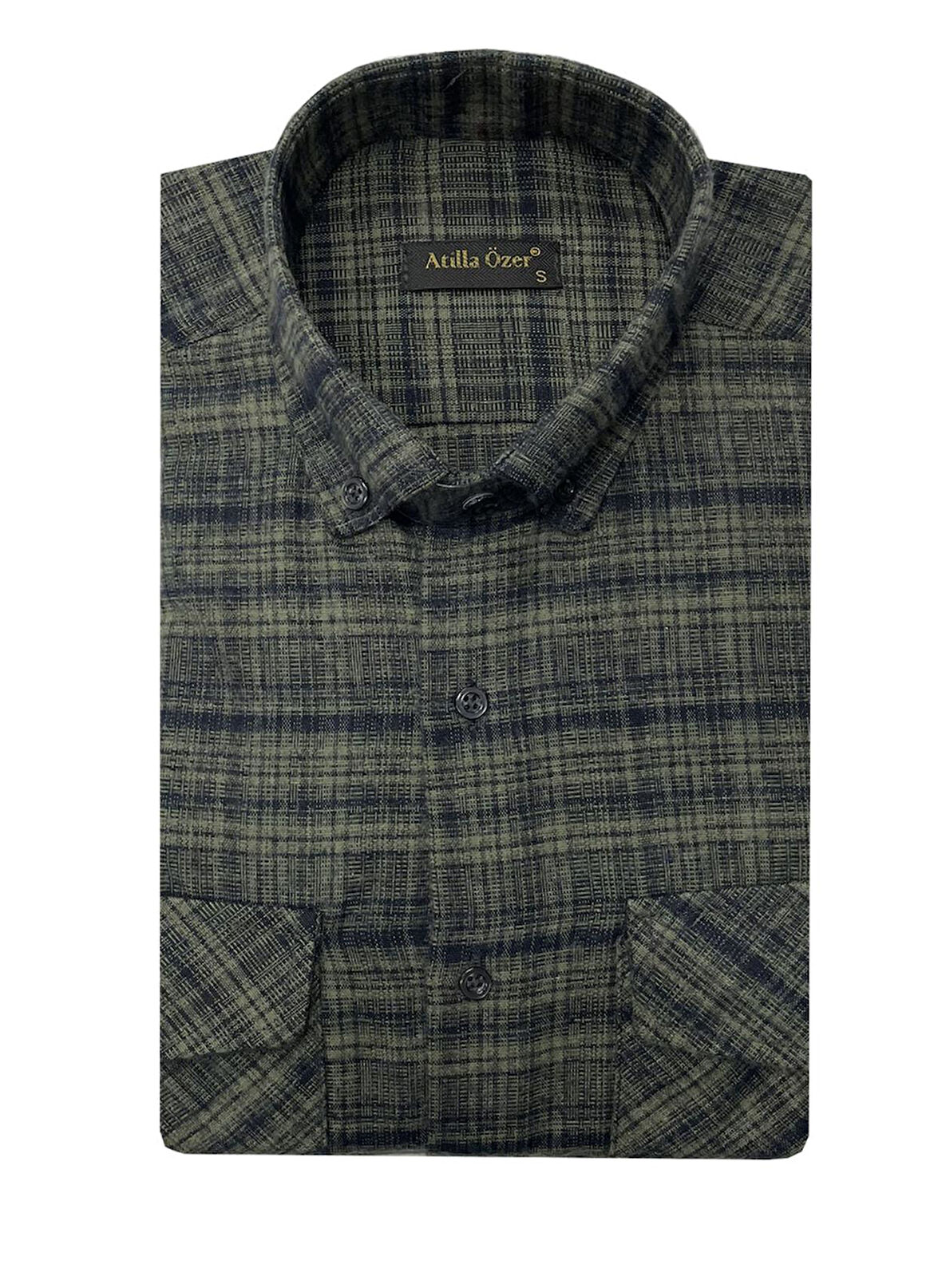 Atilla Özer Kışlık Kaşmir Erkek Gömlek - 7463