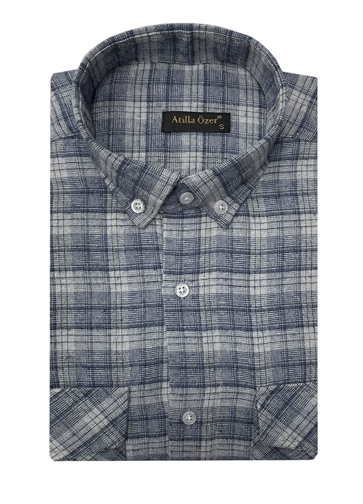 Atilla Özer Kışlık Kaşmir Erkek Gömlek - 7463