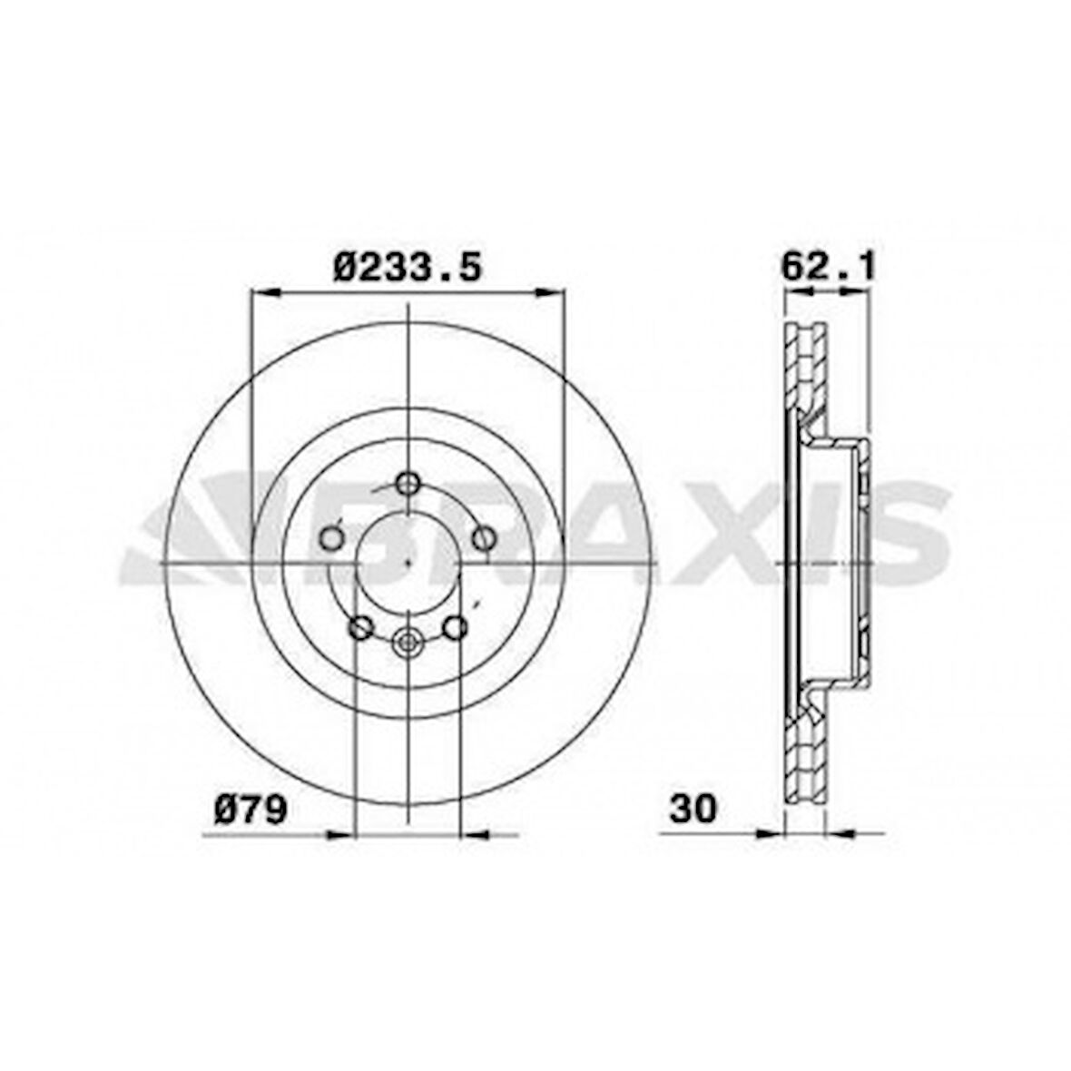 Land Rover Fren Diski On Range Rover Sport Discovery 4 3.0-3.6-4.2-5.0 Havalı 360mm - Braxıs Ad0984