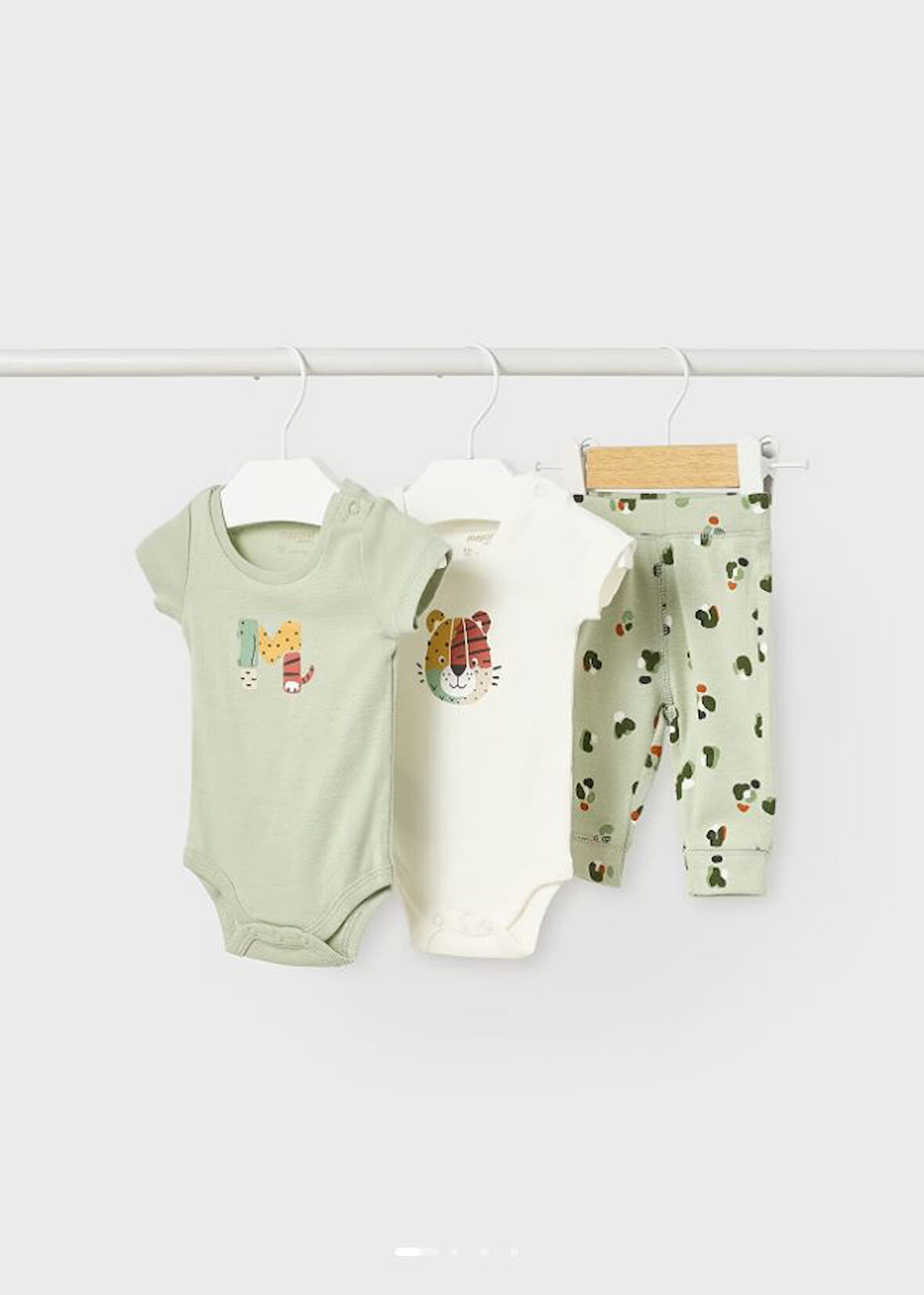 Mayoral erkek bebek yazlık 3 lü body takım 1630