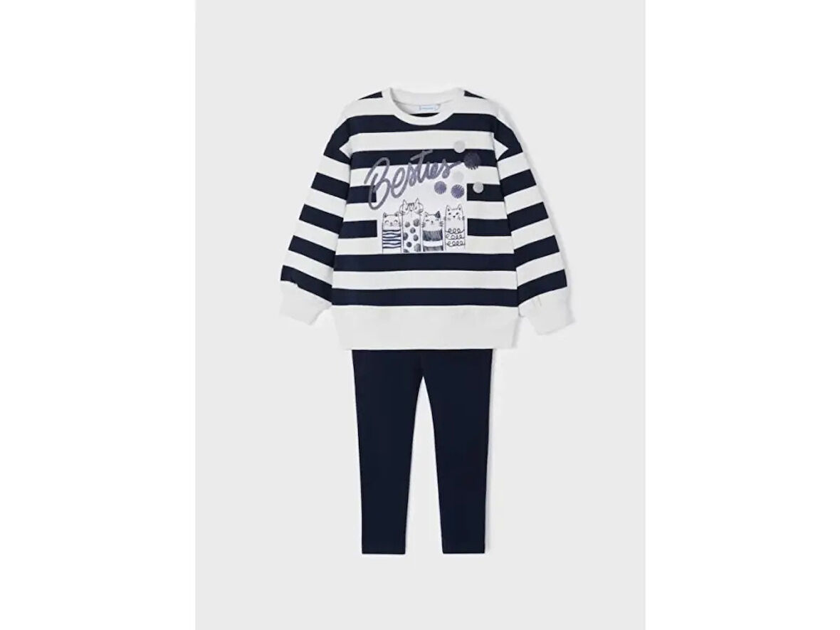 Mayoral kız  çocuk sweatshırt tayt set  4776