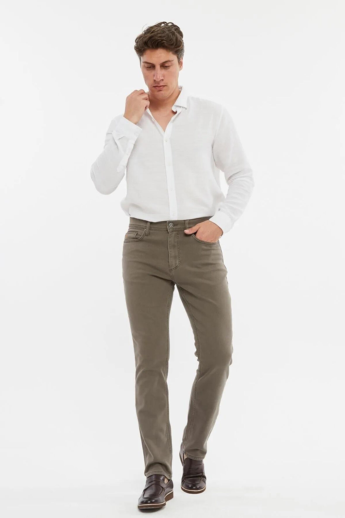 Captiva Regular Fit Likralı Erkek Örme Jean Pantolon-6798