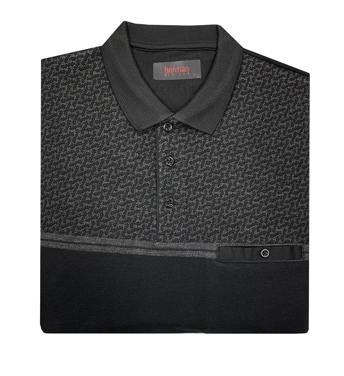 Regular Fit Erkek Polo Yaka Selanik Kazak-7126