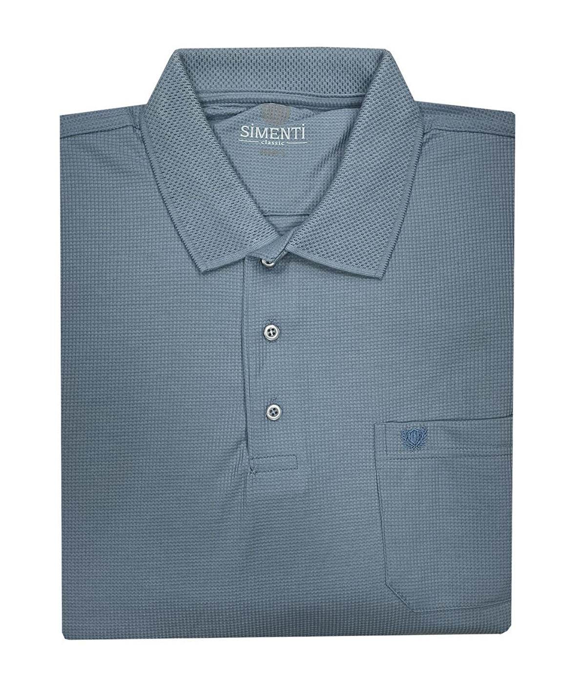 Simenti Regular Fit Erkek Polo Yaka Sweatshırt-7137