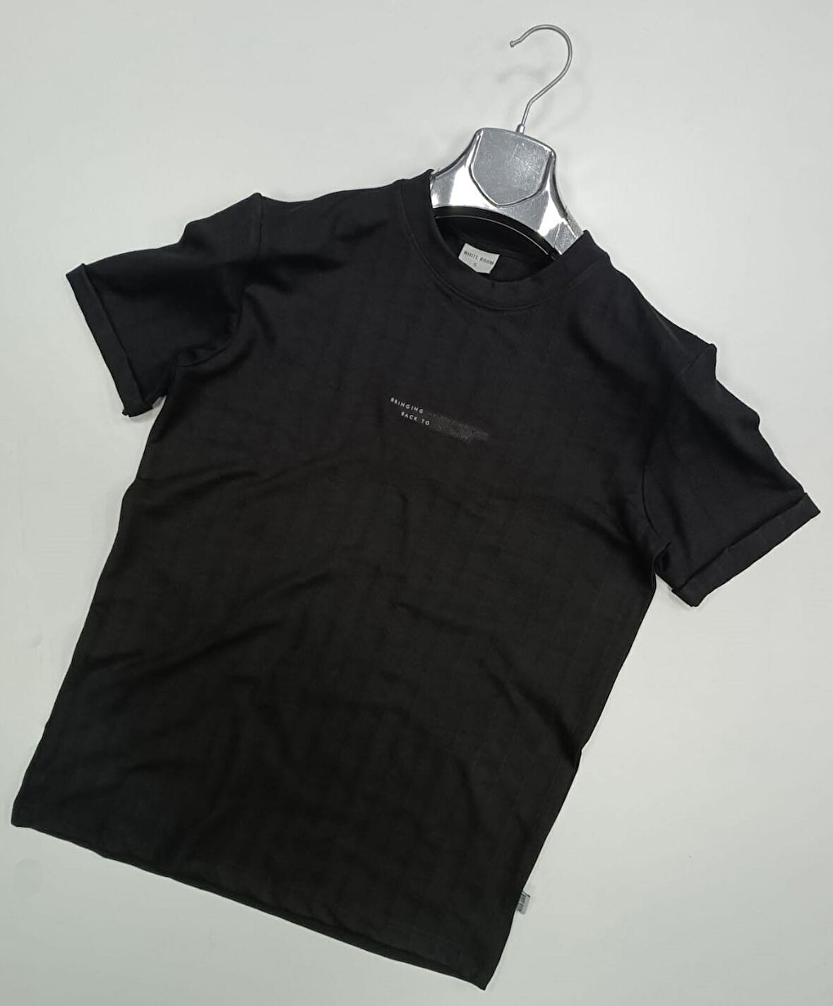 White Room Slim Fit Erkek Kısa Kol Tshirt  7277