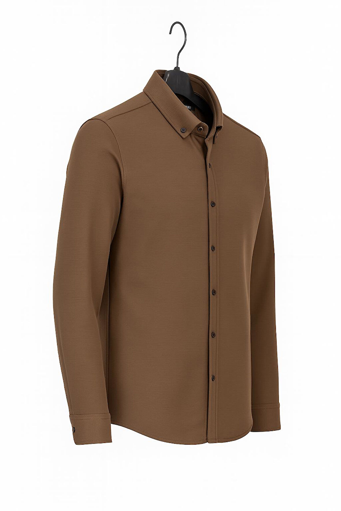 Gewer Uzun Kol Slim Fit İçi Polarlı Erkek Gömlek - 7440