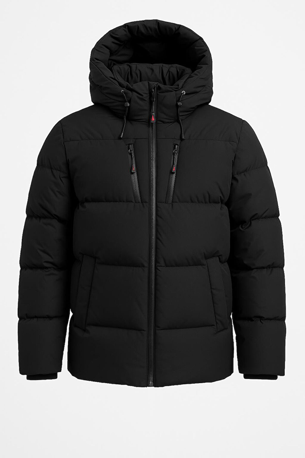 Slim Fit Erkek Kapşonlu Şişme Mont - 7453