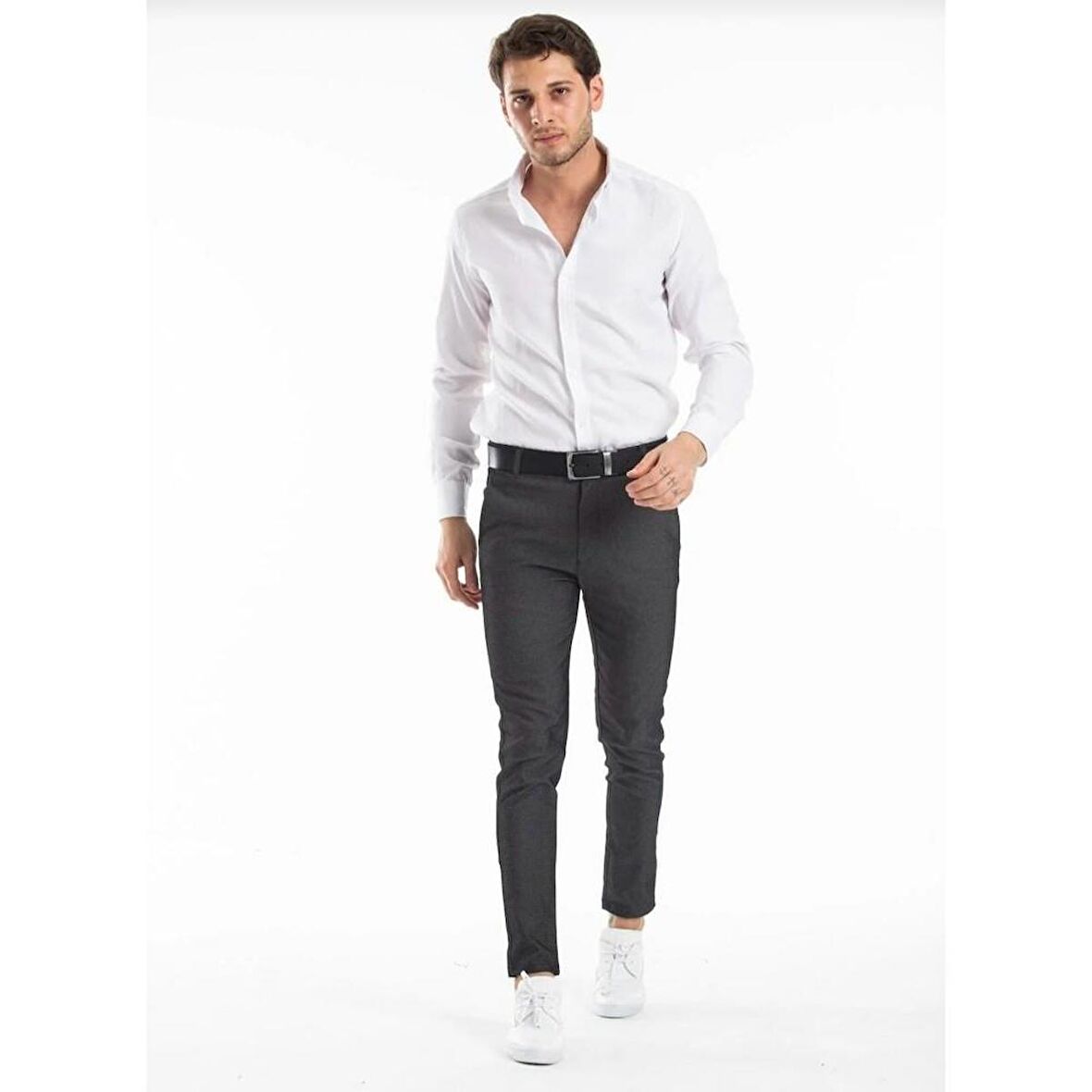 Captiva İtalyan Kesim Slim Fit Erkek Keten Pantolon-5419